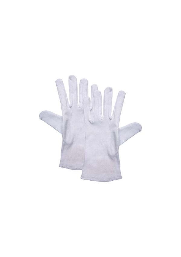 Handschuhe Unisex Weiß – Servierhandschuh Sevilla, 1 Paar / Pack, Detailansicht