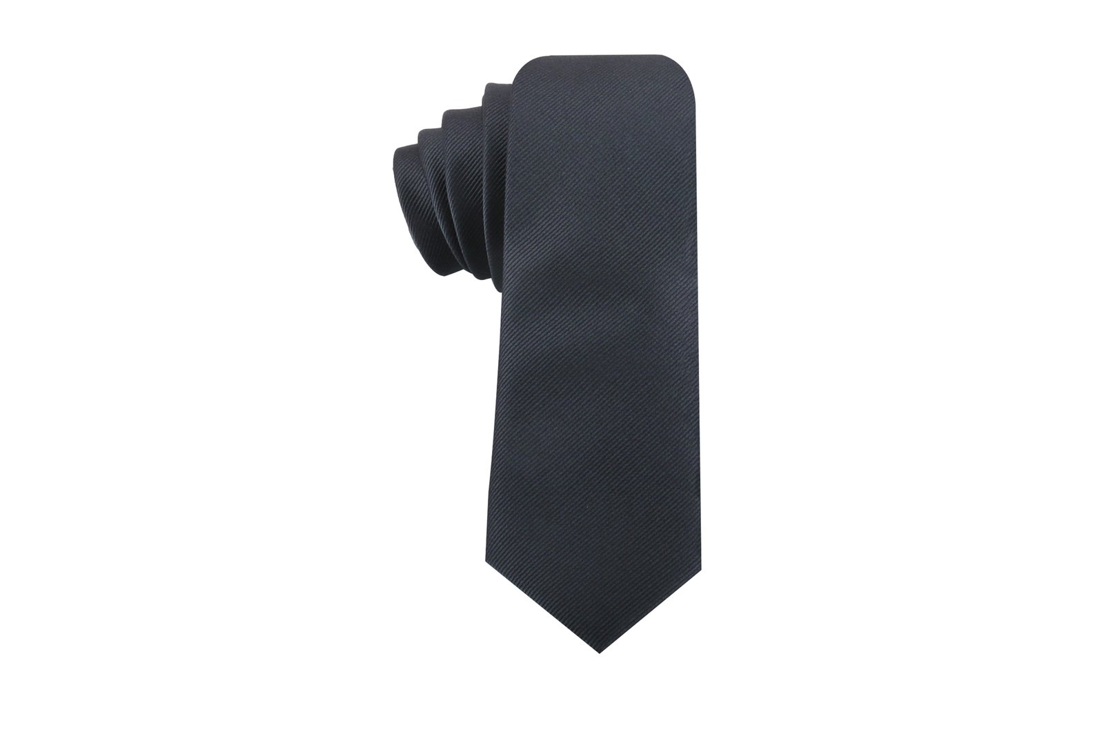 Krawatte Unisex Anthrazit – Krawatte Classic, Detailansicht