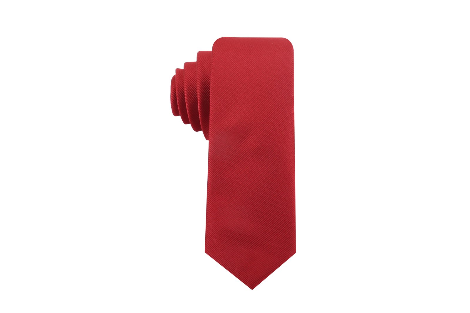 Krawatte Unisex Rot – Krawatte Classic, Detailansicht