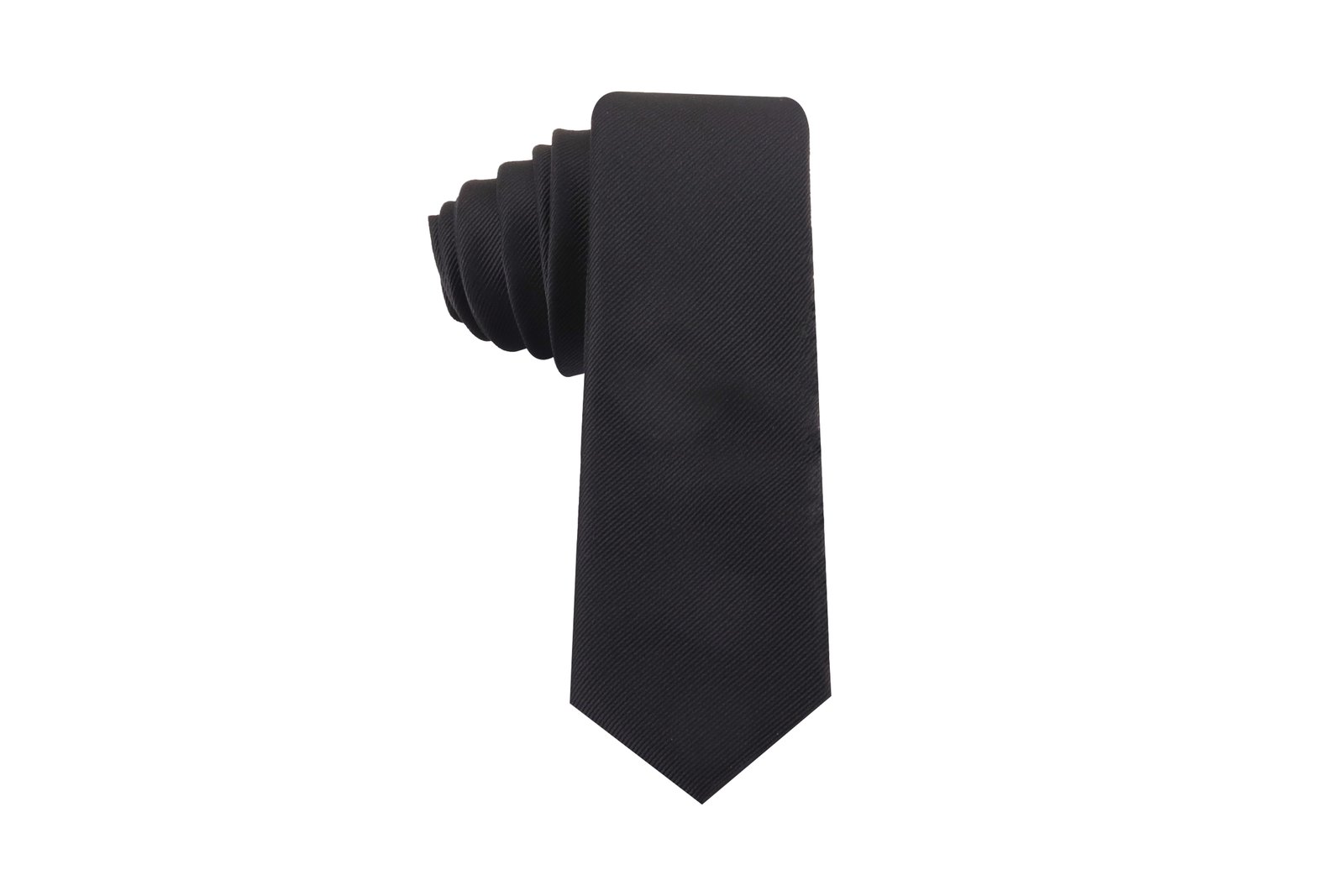Krawatte Unisex Schwarz – Krawatte Classic, Detailansicht