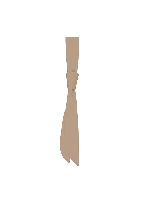 Krawatte Unisex Sand – Serviceschleife