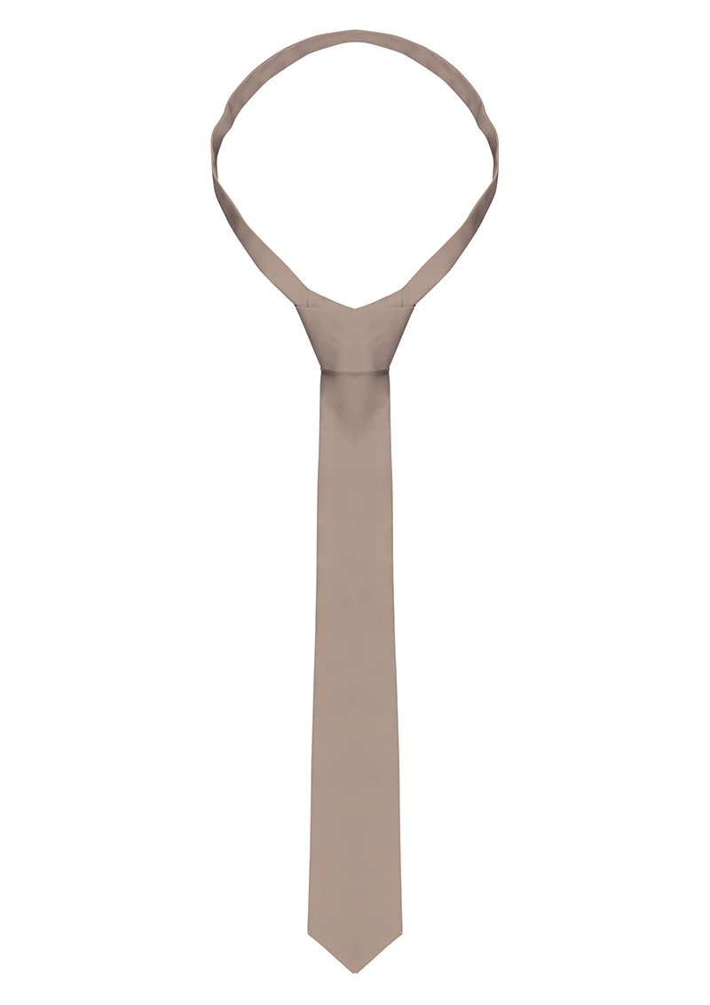 Krawatte Unisex Sand – Krawatte, Detailansicht