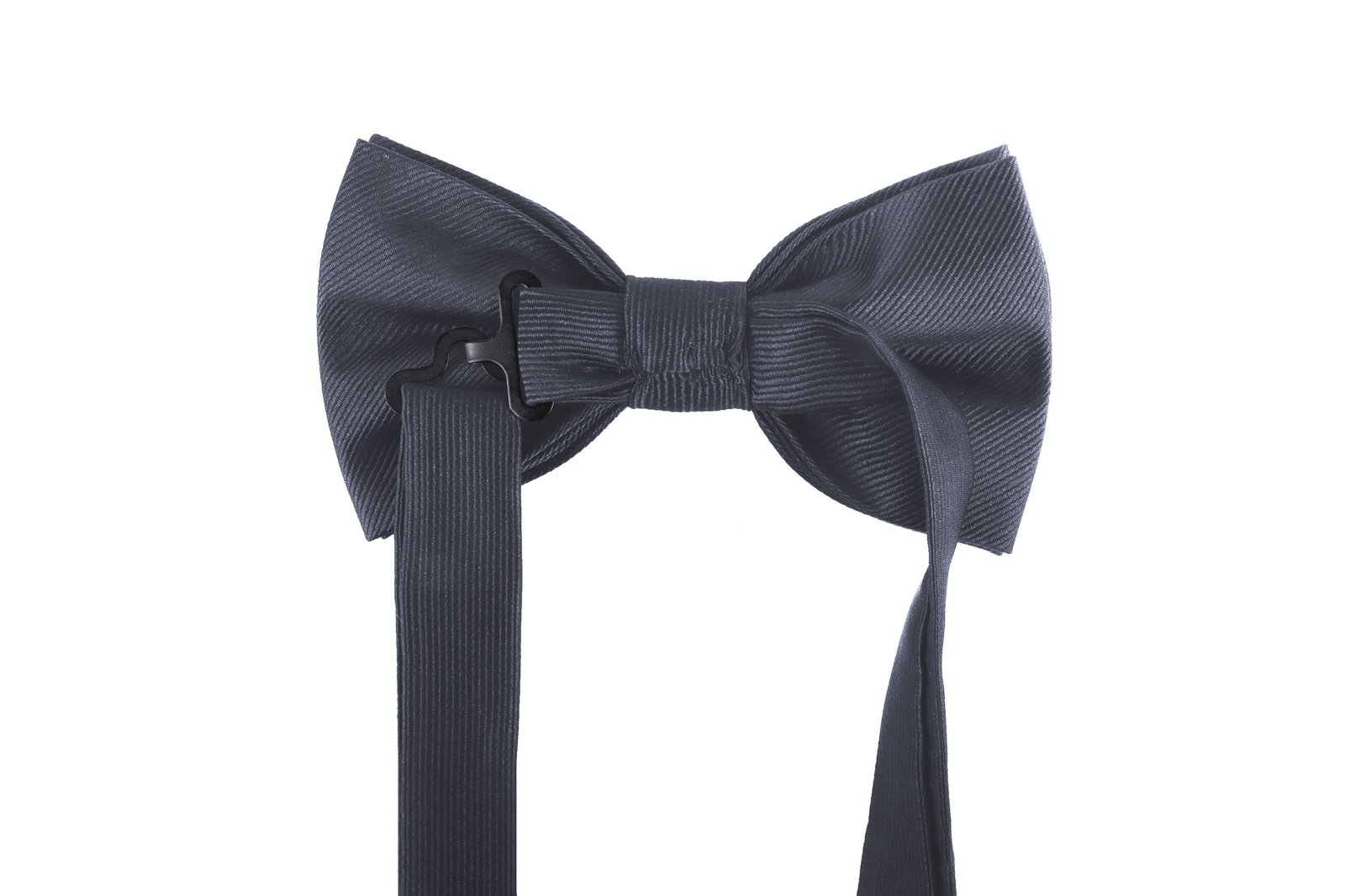 Fliege Unisex Anthrazit – Fliege Classic, Detailansicht