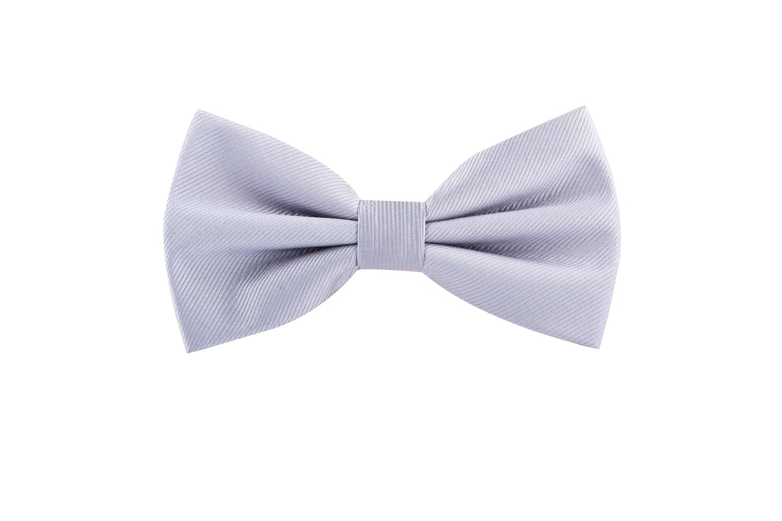 Fliege Unisex Hellgrau – Fliege Classic, Detailansicht