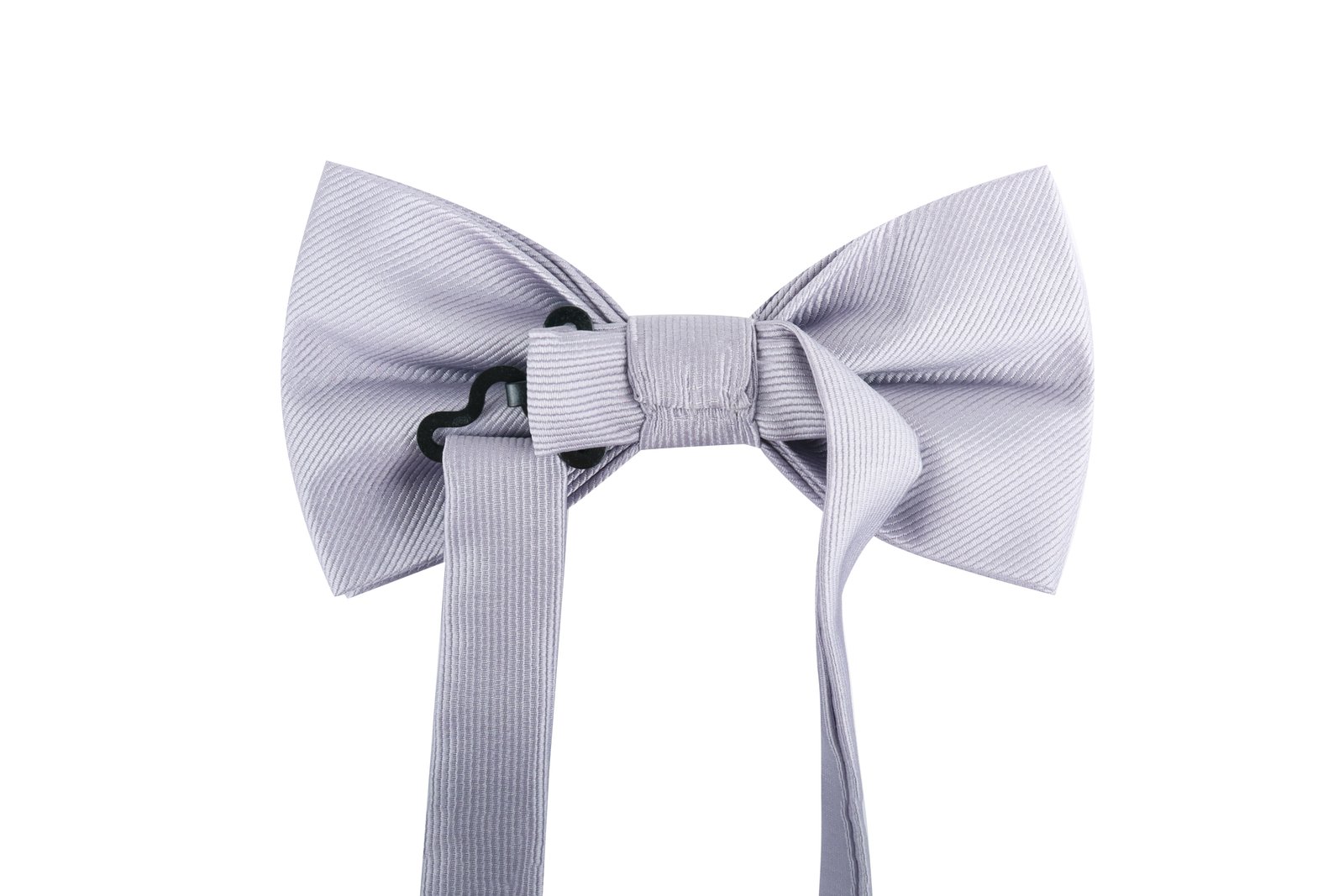 Fliege Unisex Hellgrau – Fliege Classic, Detailansicht