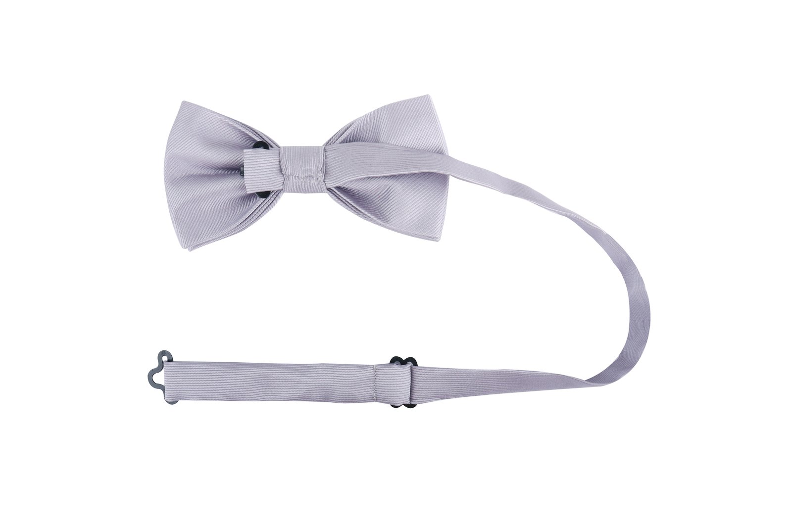 Fliege Unisex Hellgrau – Fliege Classic, Detailansicht