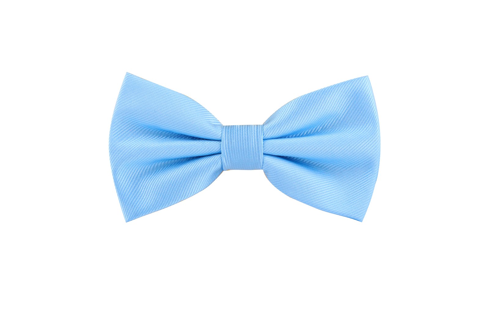 Fliege Unisex Himmelblau – Fliege Classic, Detailansicht