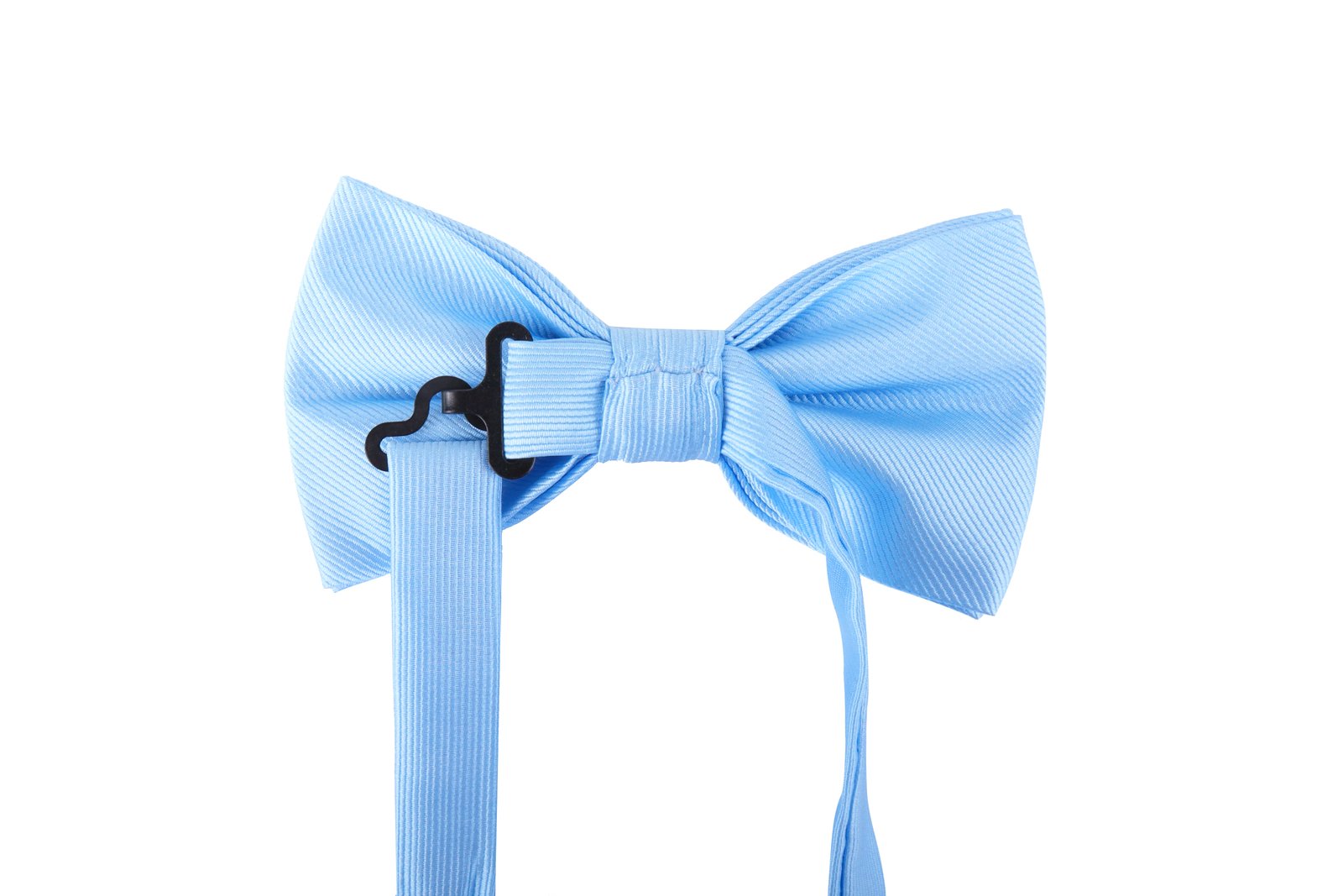 Fliege Unisex Himmelblau – Fliege Classic, Detailansicht