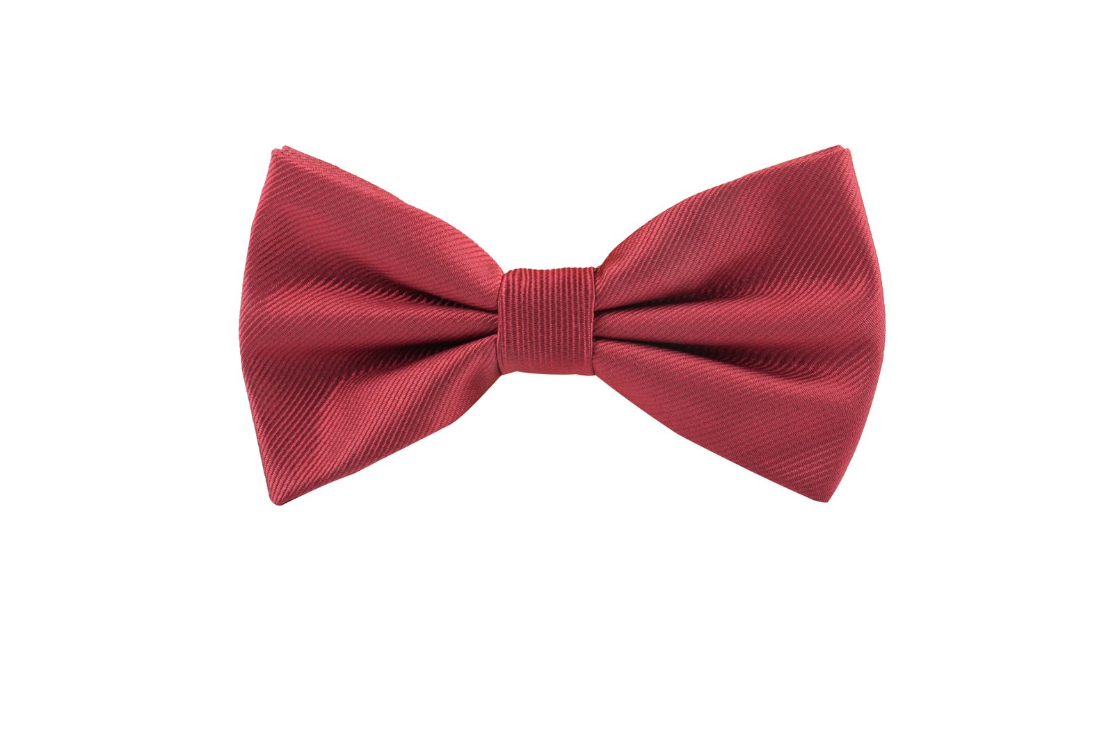 Fliege Unisex Rubinrot – Fliege Classic, Detailansicht