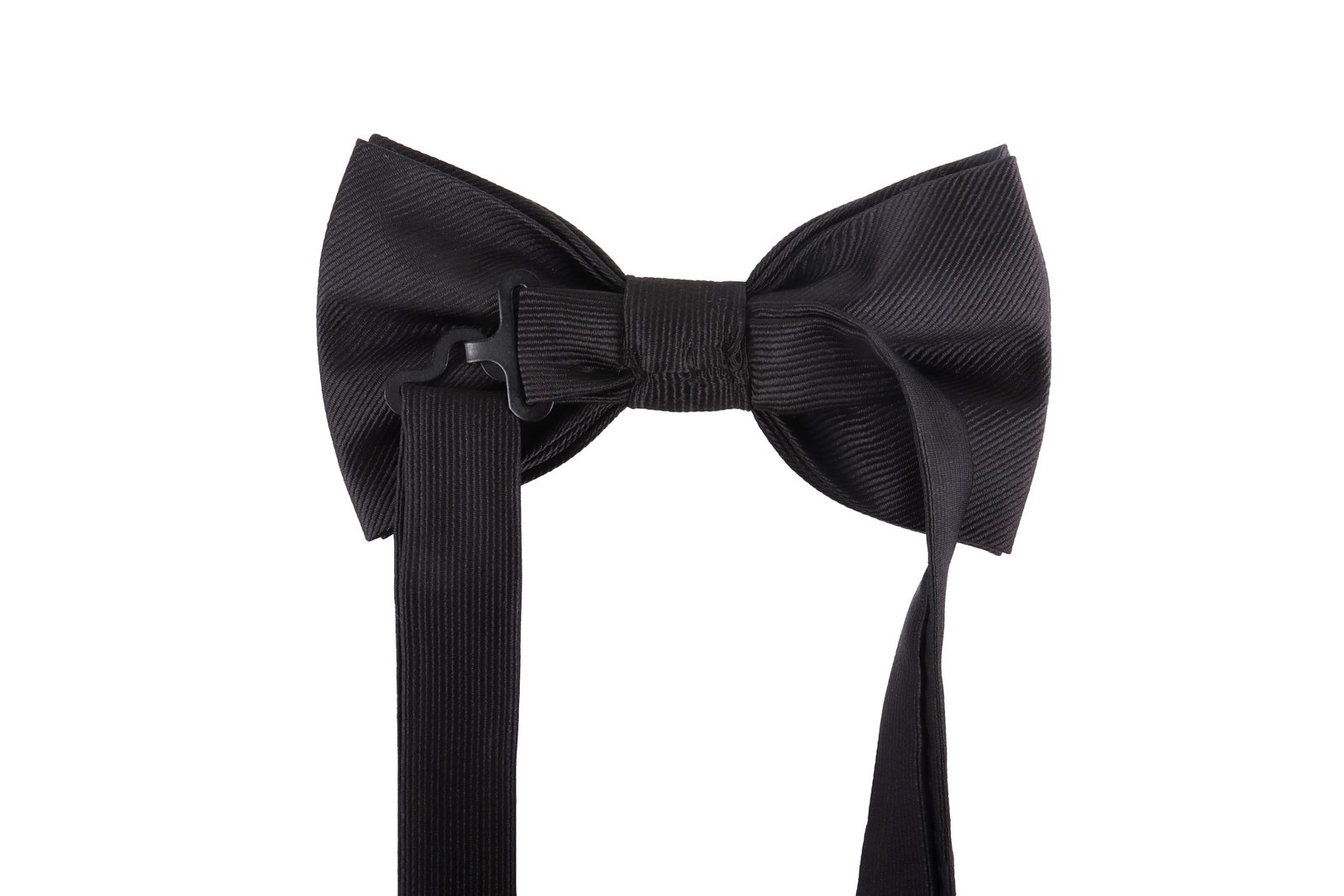 Fliege Unisex Schwarz – Fliege Classic, Detailansicht