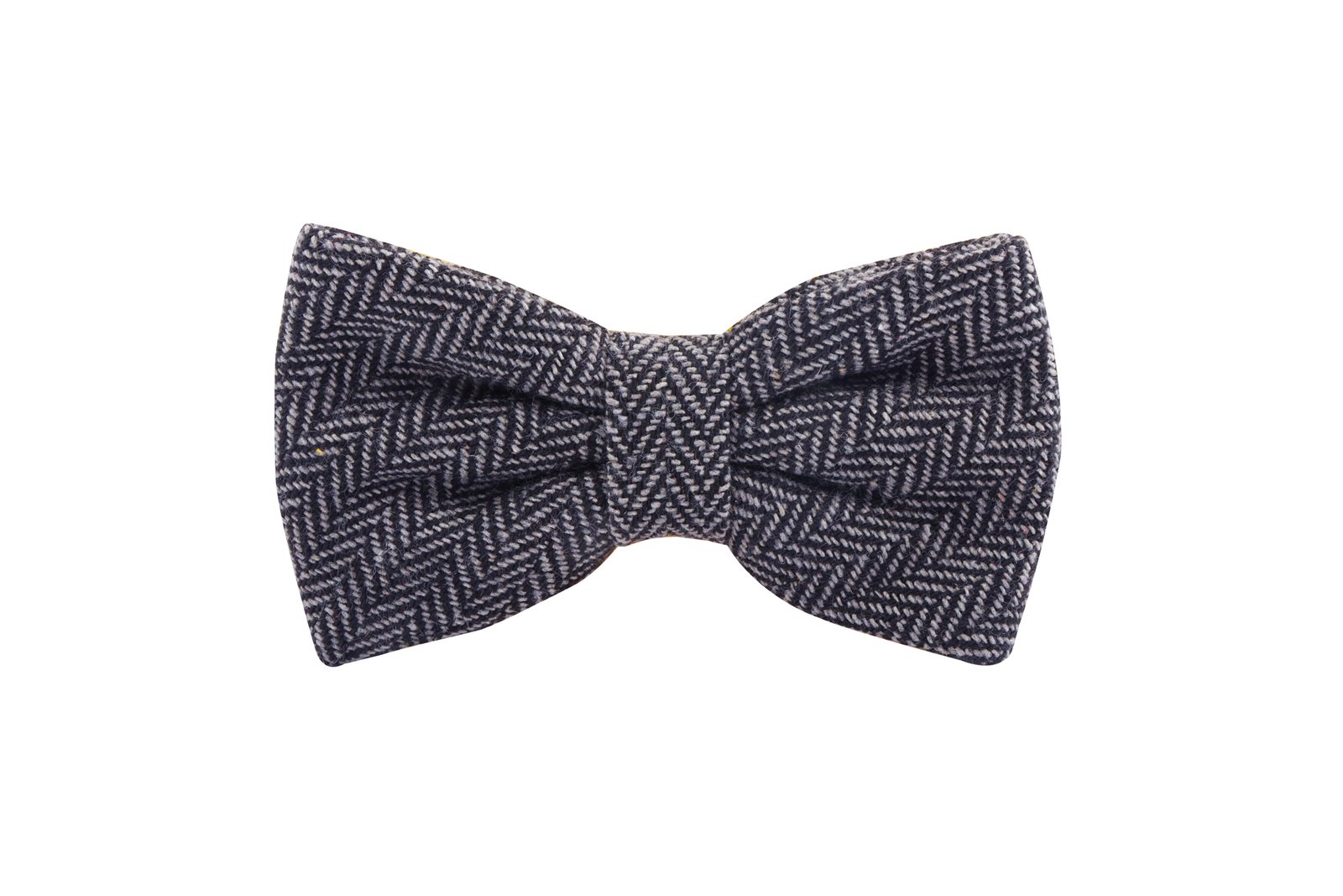 Fliege Unisex Anthrazit – Fliege Urban-Herringbone, Detailansicht