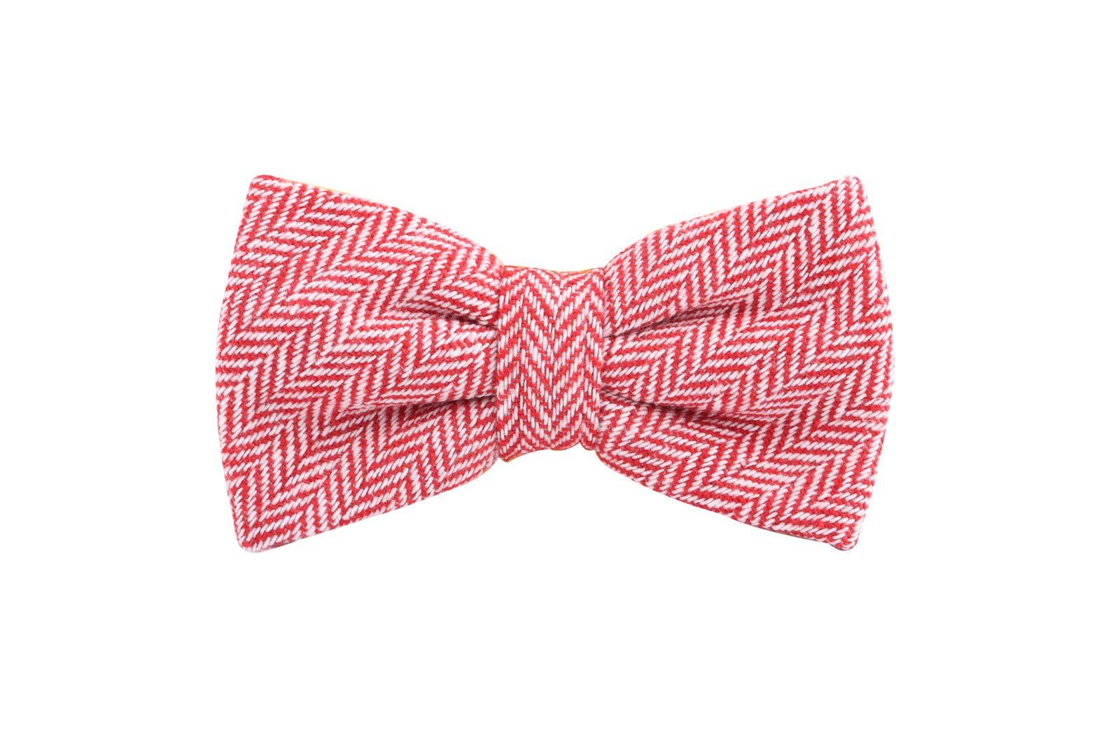 Fliege Unisex Rot – Fliege Urban-Herringbone, Detailansicht