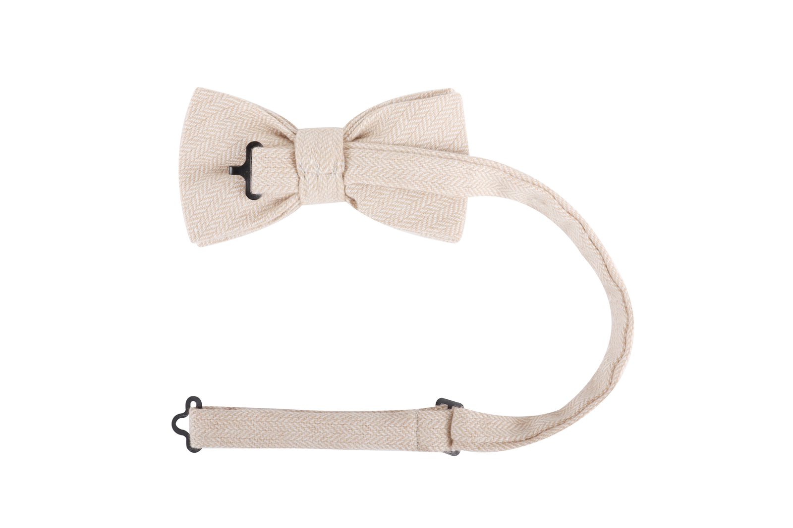 Fliege Unisex Sand – Fliege Urban-Herringbone, Detailansicht