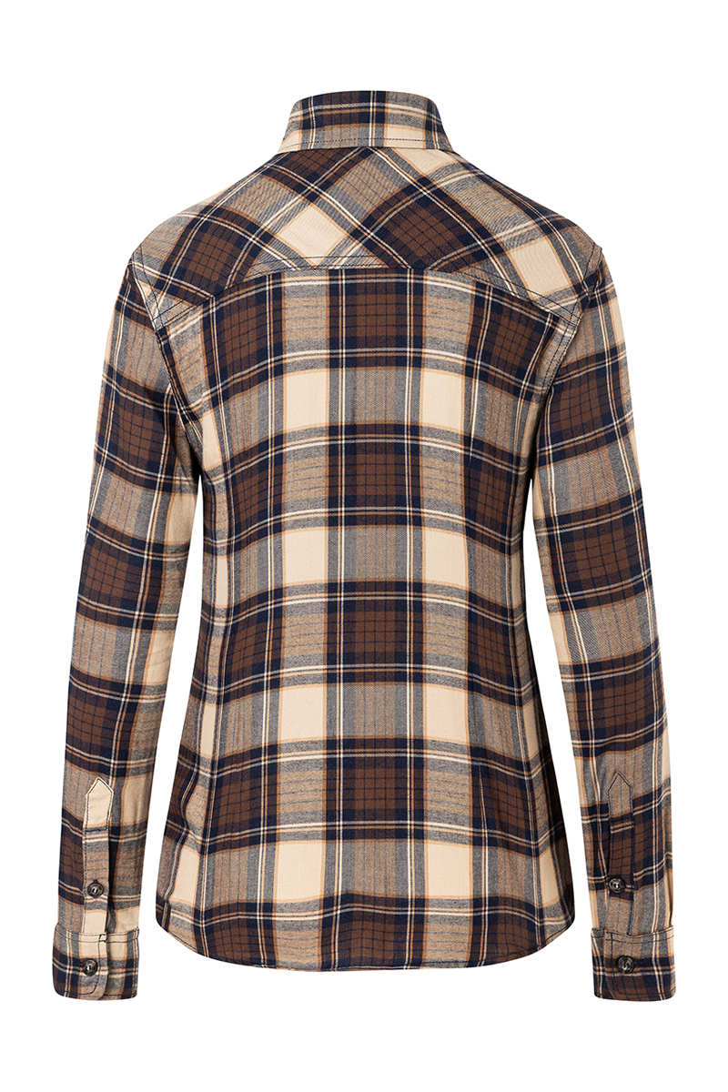 Bluse Damen Sahara – Damen Karobluse Urban-Trend, Detailansicht