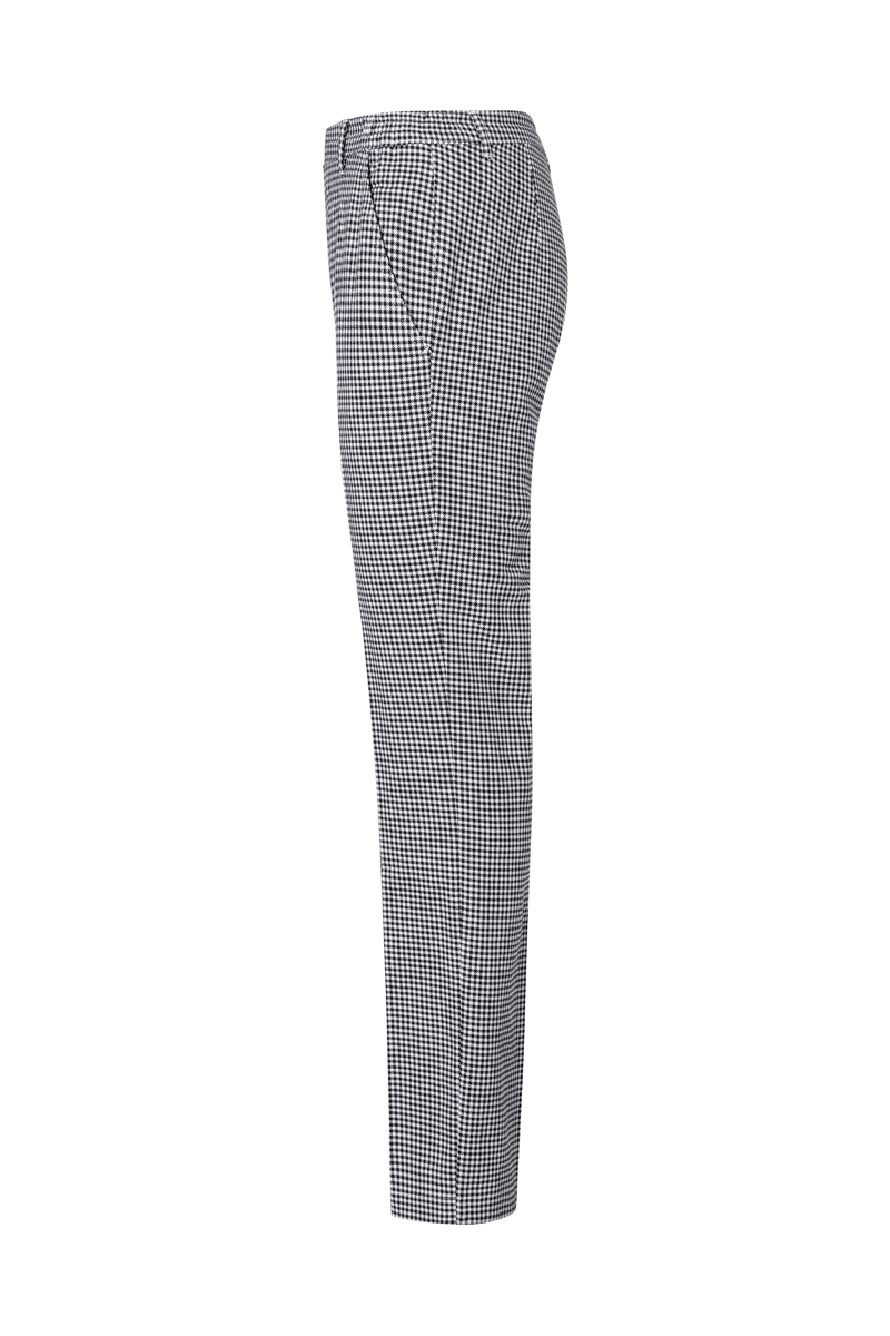 Hose Herren Schwarz – Herren Pepitahose Basic, Detailansicht