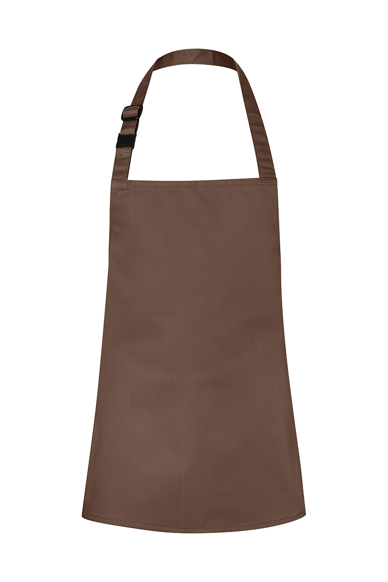 Latzschürze Unisex Hellbraun – Kinderlatzschürze Basic mit Schnalle