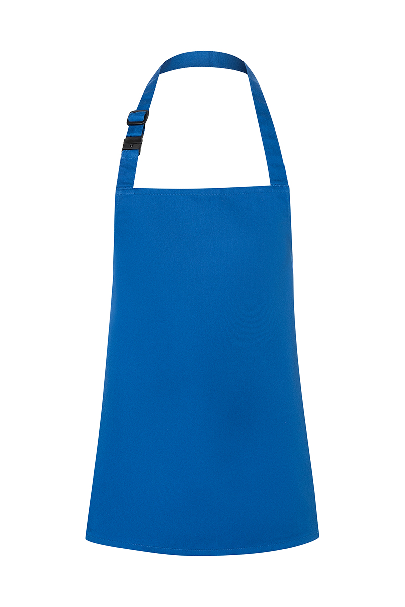 Latzschürze Unisex Blau – Kinderlatzschürze Basic mit Schnalle