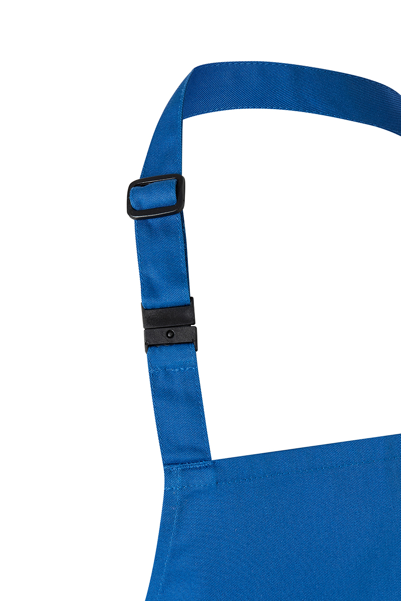 Latzschürze Unisex Blau – Kinderlatzschürze Basic mit Schnalle, Detailansicht