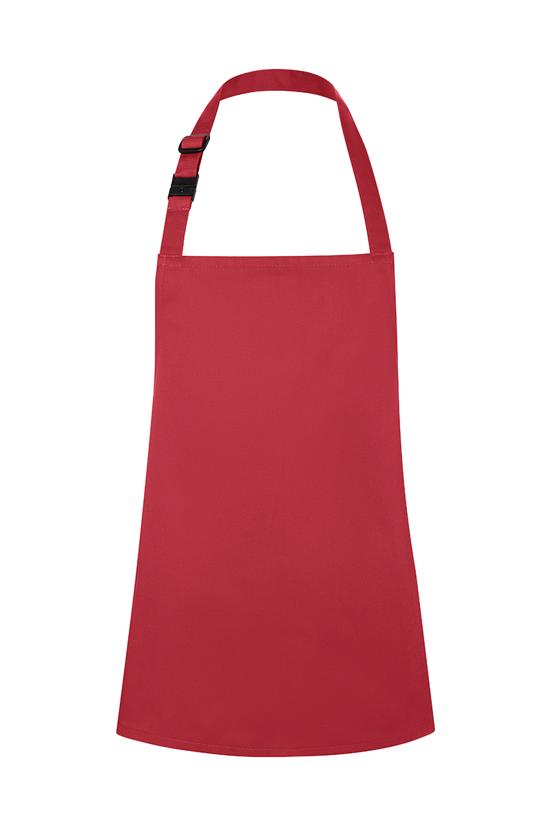 Latzschürze Unisex Himbeere – Kinderlatzschürze Basic mit Schnalle