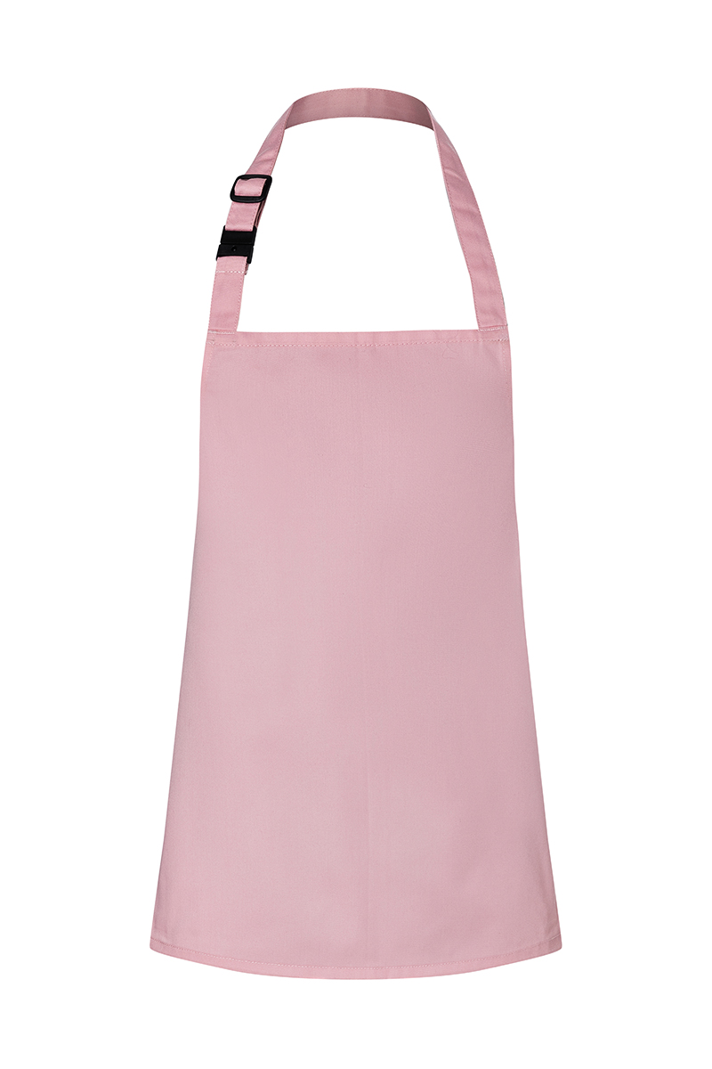 Latzschürze Unisex Rosa – Kinderlatzschürze Basic mit Schnalle, Detailansicht