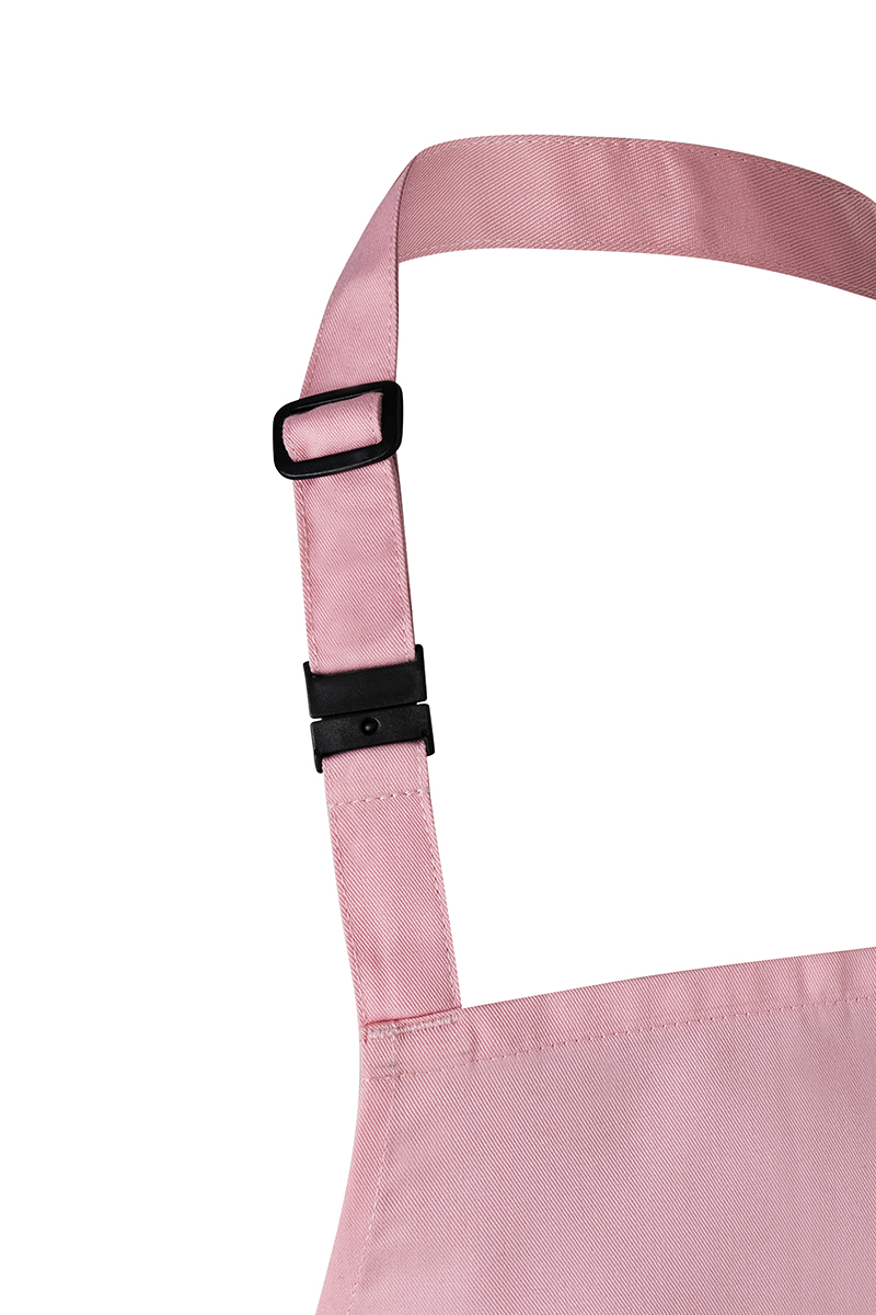 Latzschürze Unisex Rosa – Kinderlatzschürze Basic mit Schnalle, Detailansicht