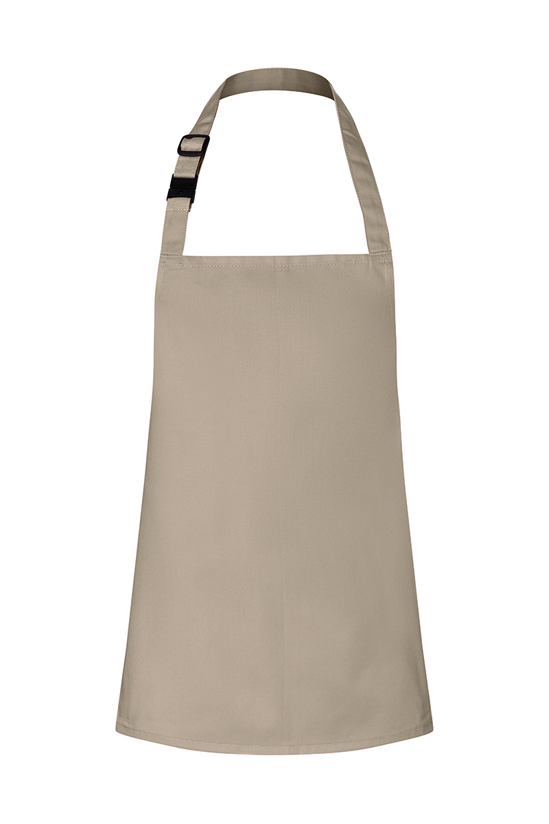 Latzschürze Unisex Sand – Kinderlatzschürze Basic mit Schnalle, Detailansicht