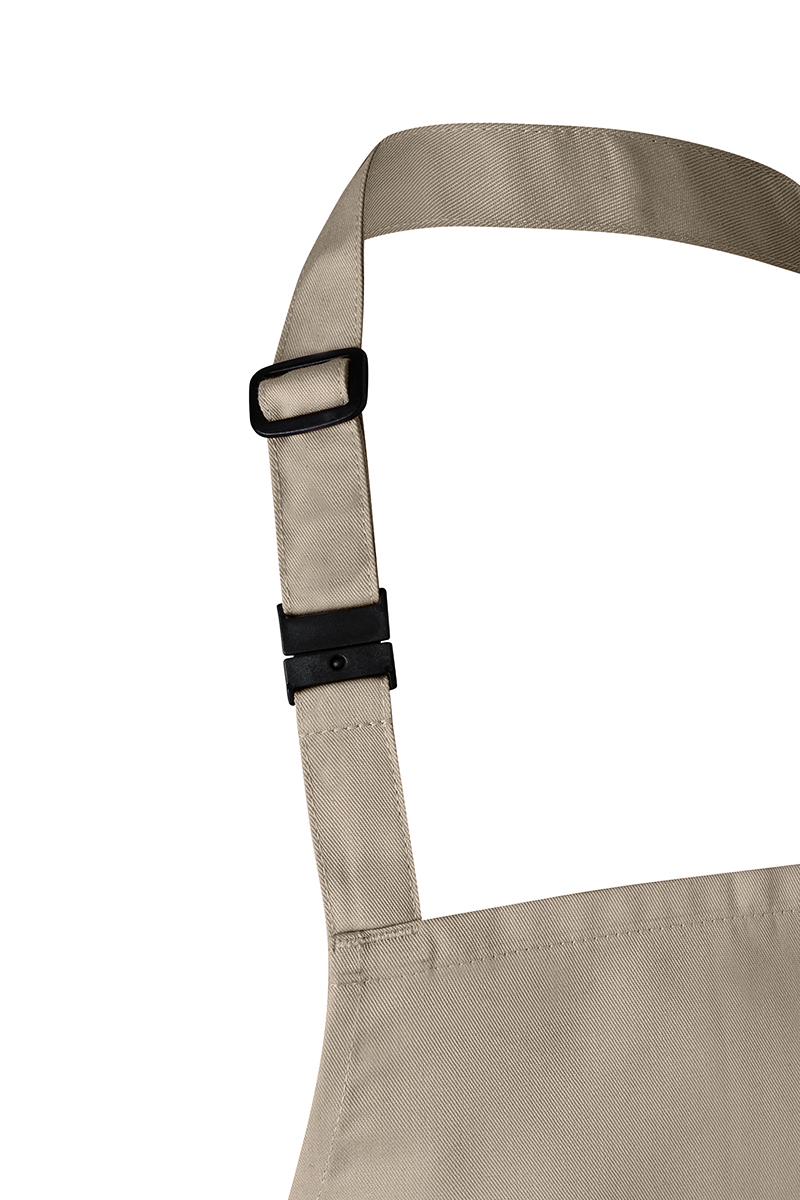 Latzschürze Unisex Sand – Kinderlatzschürze Basic mit Schnalle, Detailansicht