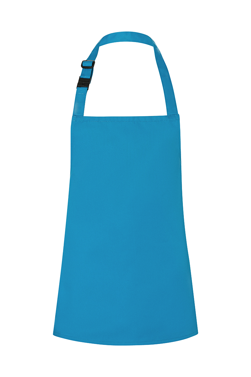 Latzschürze Unisex Türkis – Kinderlatzschürze Basic mit Schnalle