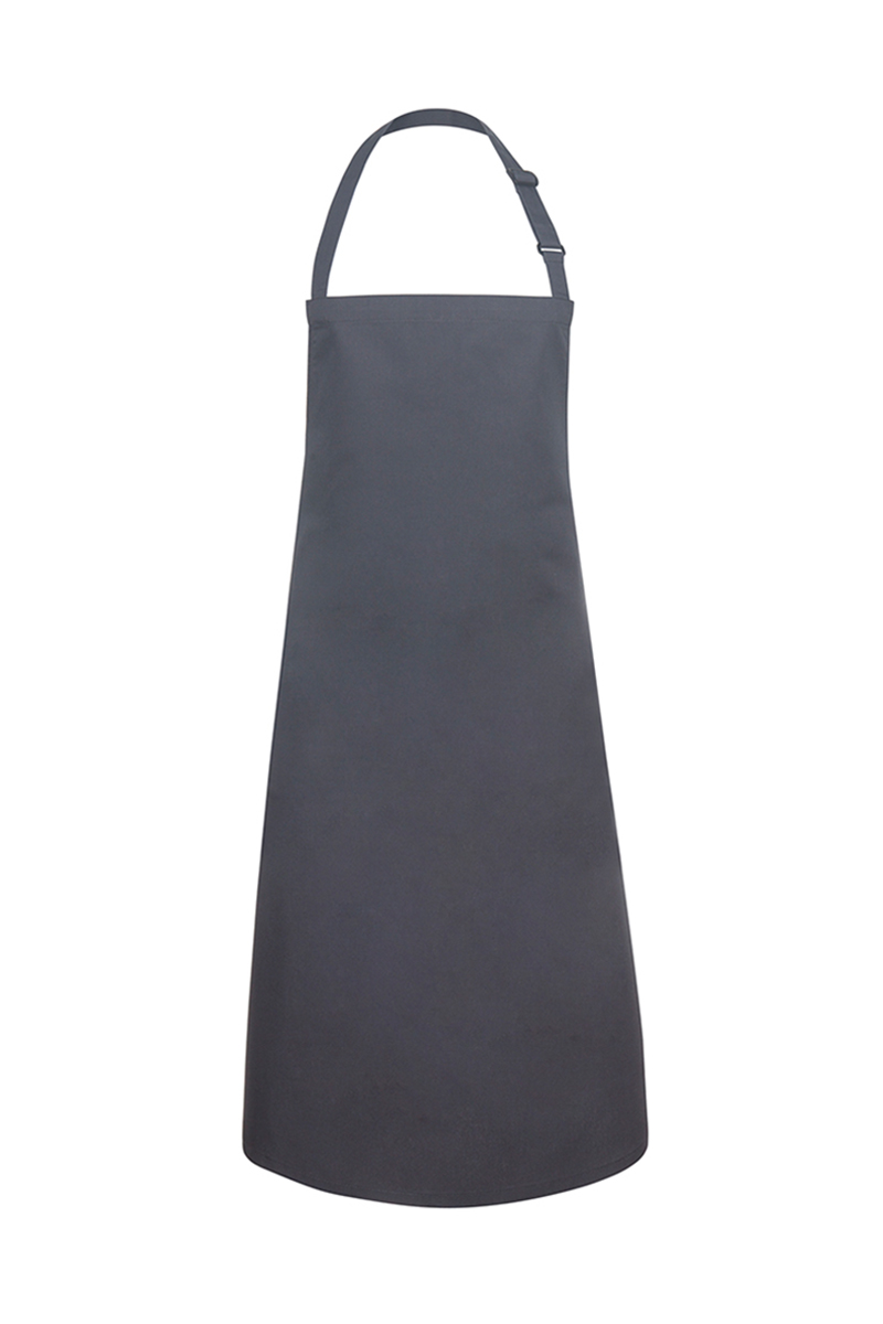 Latzschürze Unisex Anthrazit – Latzschürze Basic mit Schnalle, Detailansicht