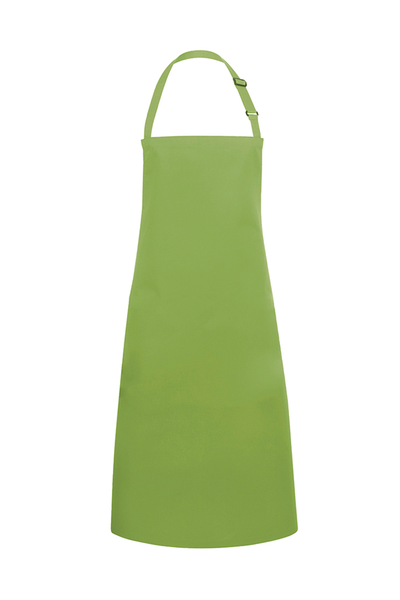 Latzschürze Unisex Limette – Latzschürze Basic mit Schnalle, Detailansicht