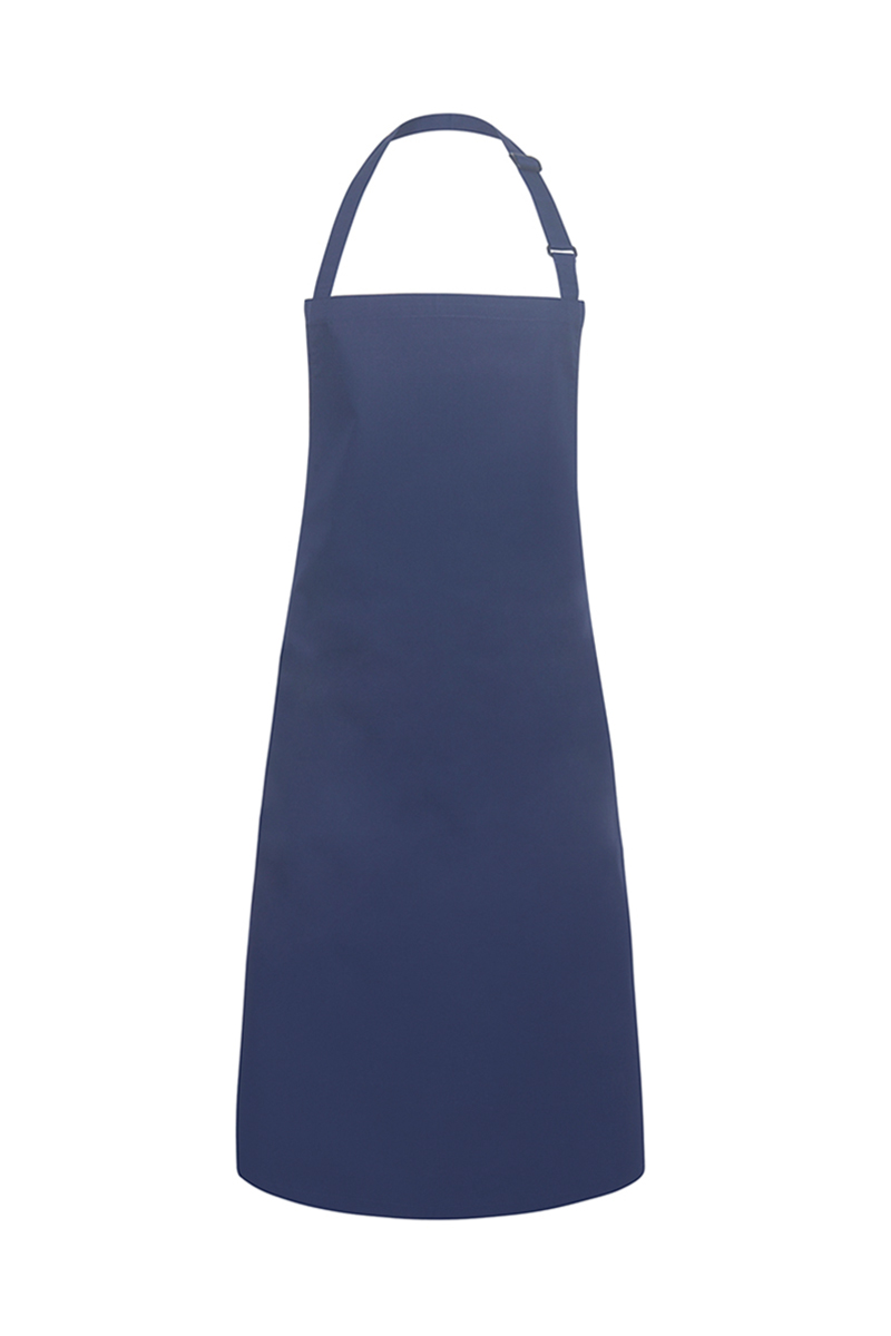 Latzschürze Unisex Marine – Latzschürze Basic mit Schnalle, Detailansicht