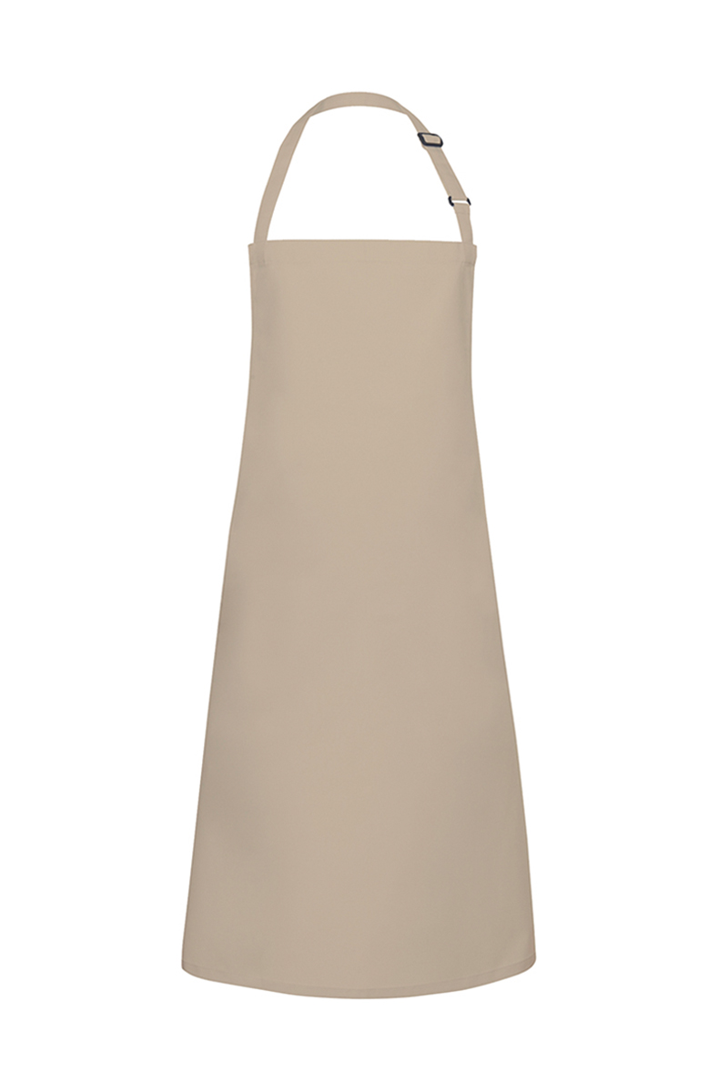Latzschürze Unisex Sand – Latzschürze Basic mit Schnalle, Detailansicht