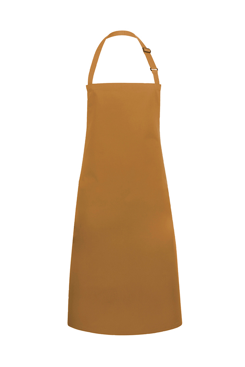Latzschürze Unisex Senf – Latzschürze Basic mit Schnalle, Detailansicht