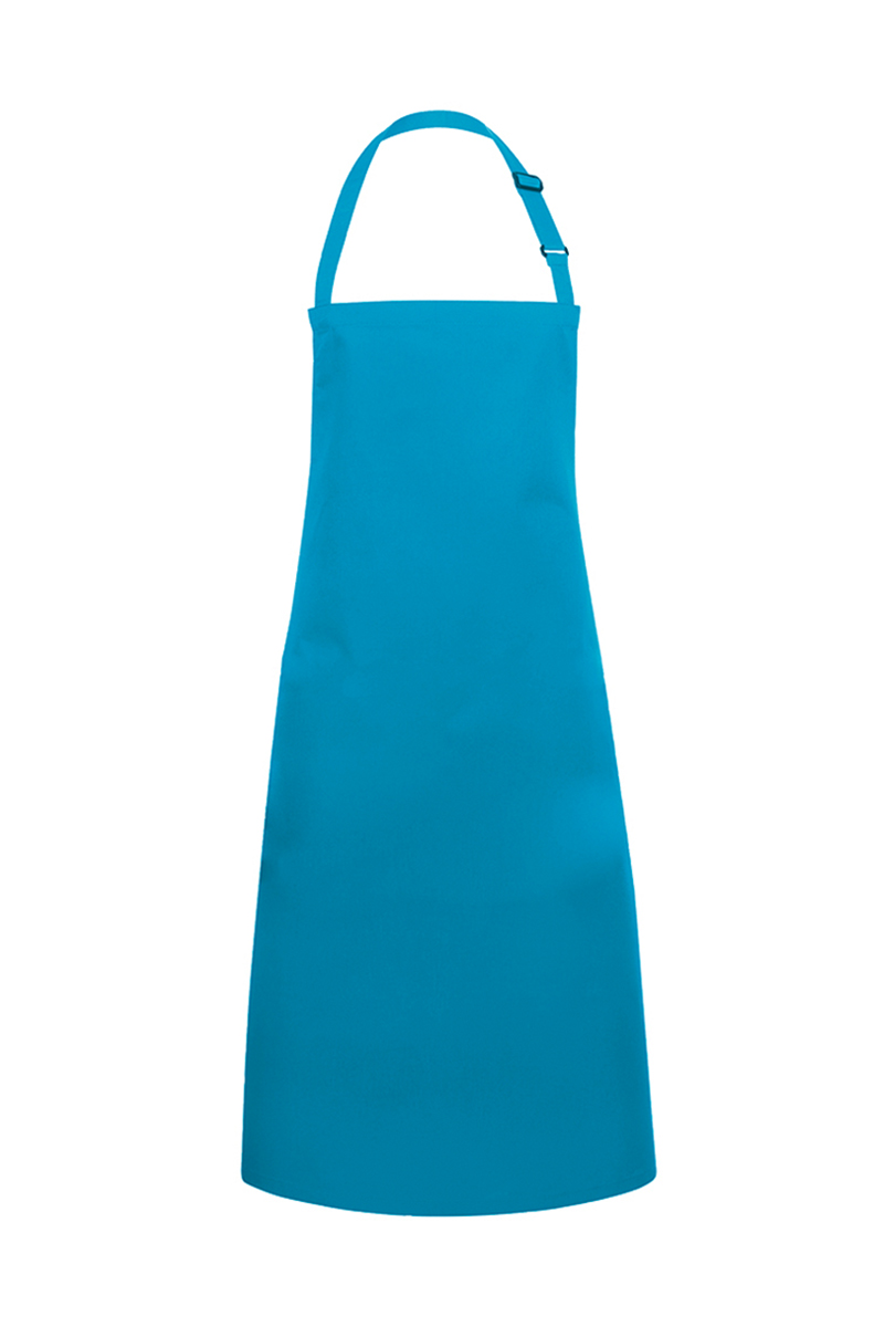 Latzschürze Unisex Türkis – Latzschürze Basic mit Schnalle, Detailansicht