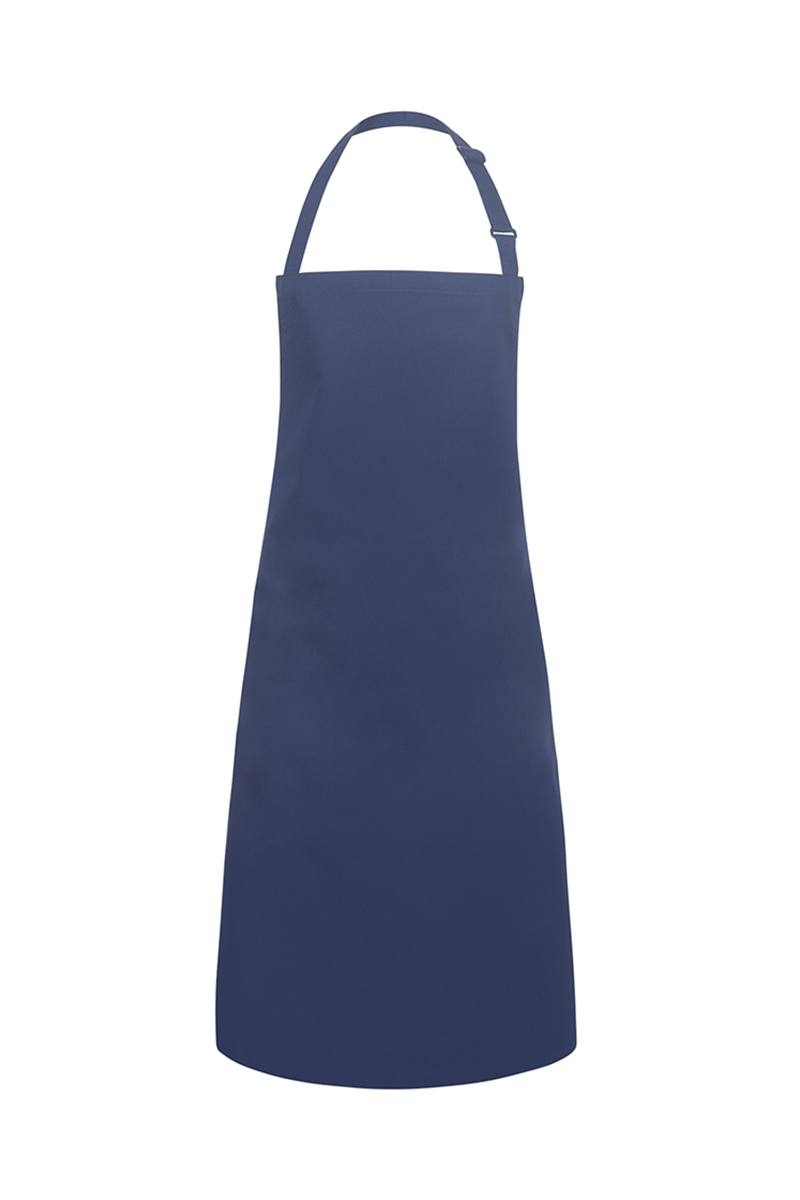Latzschürze Unisex Marine – Wasserabweisende Latzschürze Basic mit Schnalle