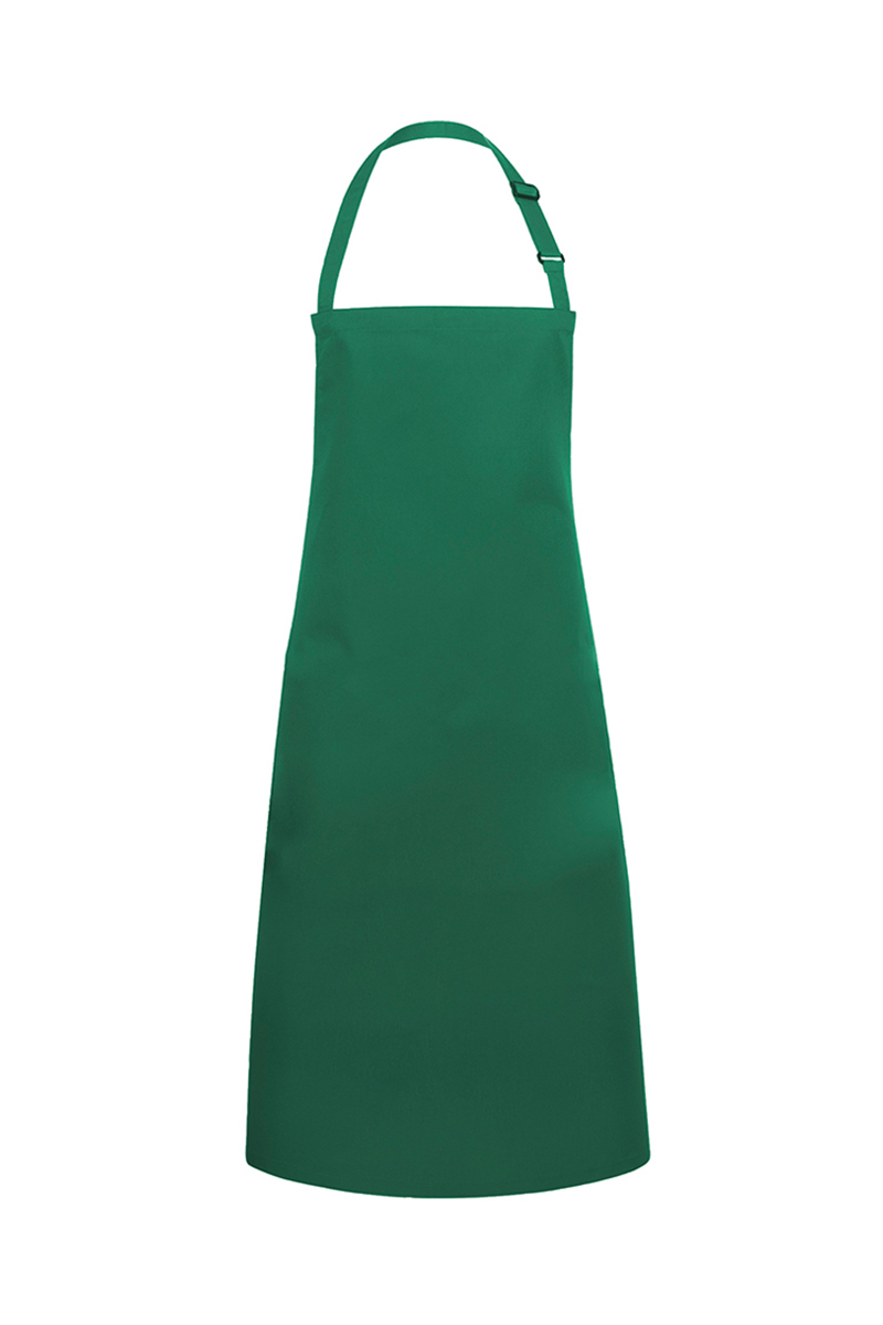 Latzschürze Unisex Waldgrün – Wasserabweisende Latzschürze Basic mit Schnalle