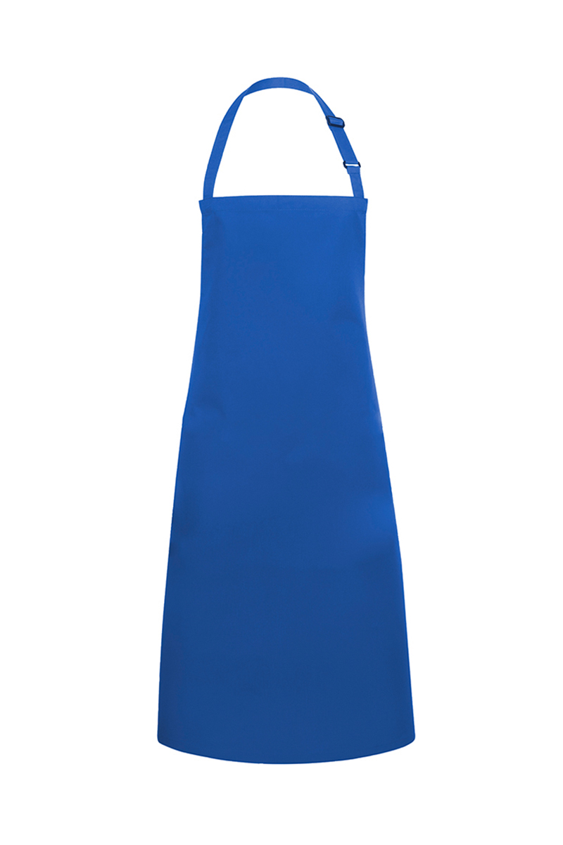 Latzschürze Unisex Blau – Wasserabweisende Latzschürze Basic mit Schnalle