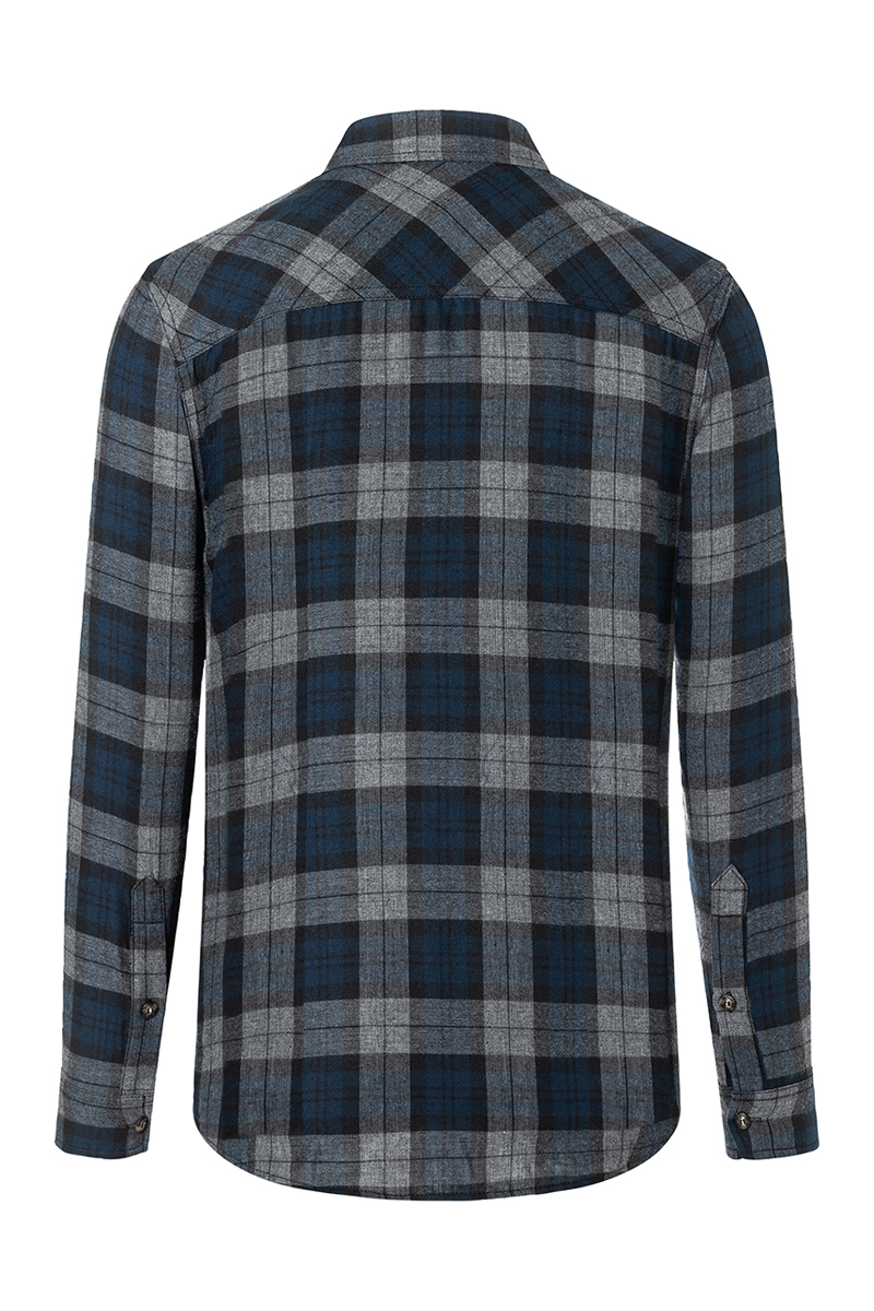 Hemd Herren Marine – Herren Karohemd Urban-Style, Detailansicht