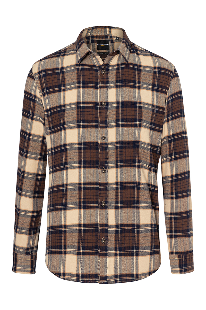 Hemd Herren Sahara – Herren Karohemd Urban-Trend, Detailansicht
