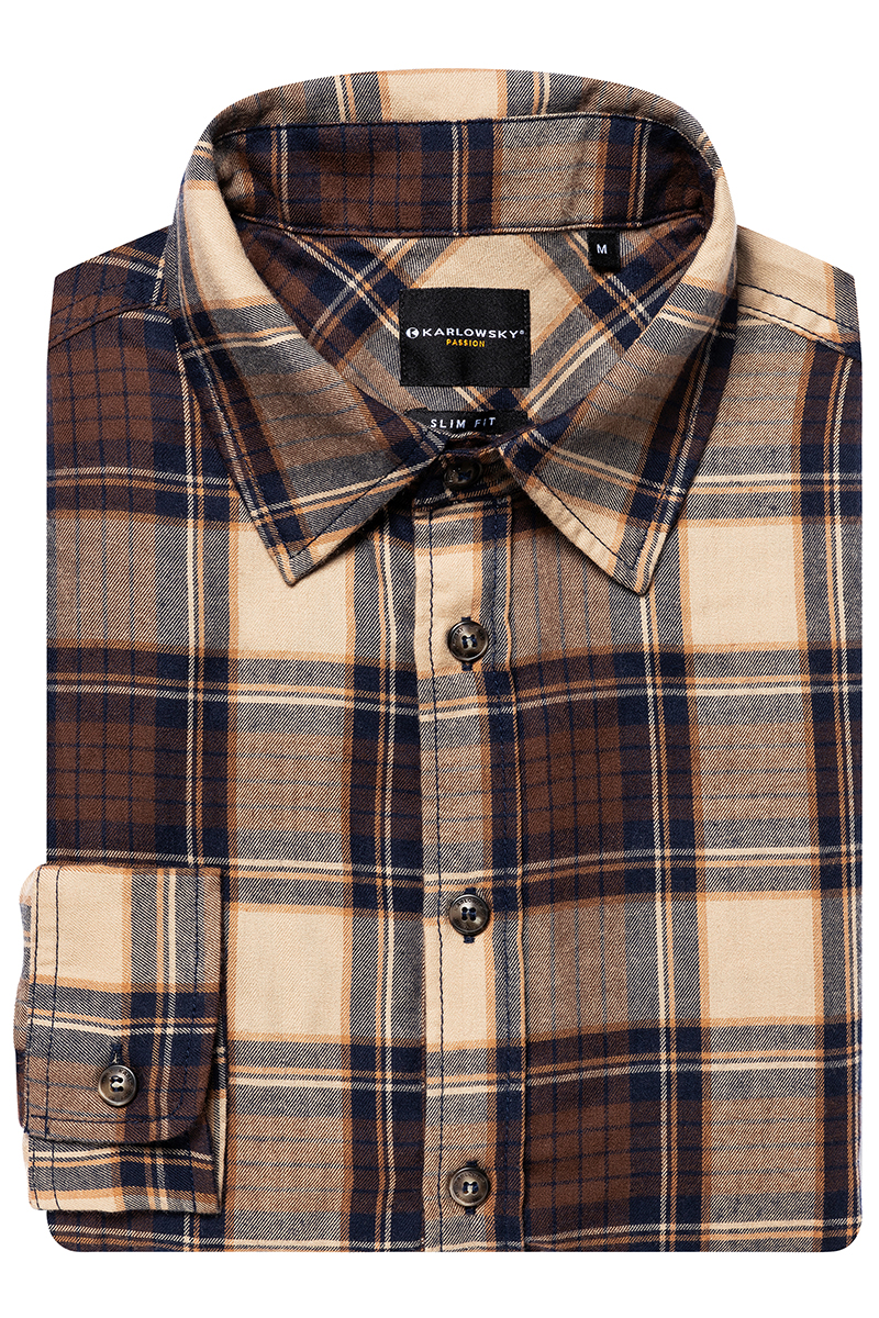 Hemd Herren Sahara – Herren Karohemd Urban-Trend, Detailansicht