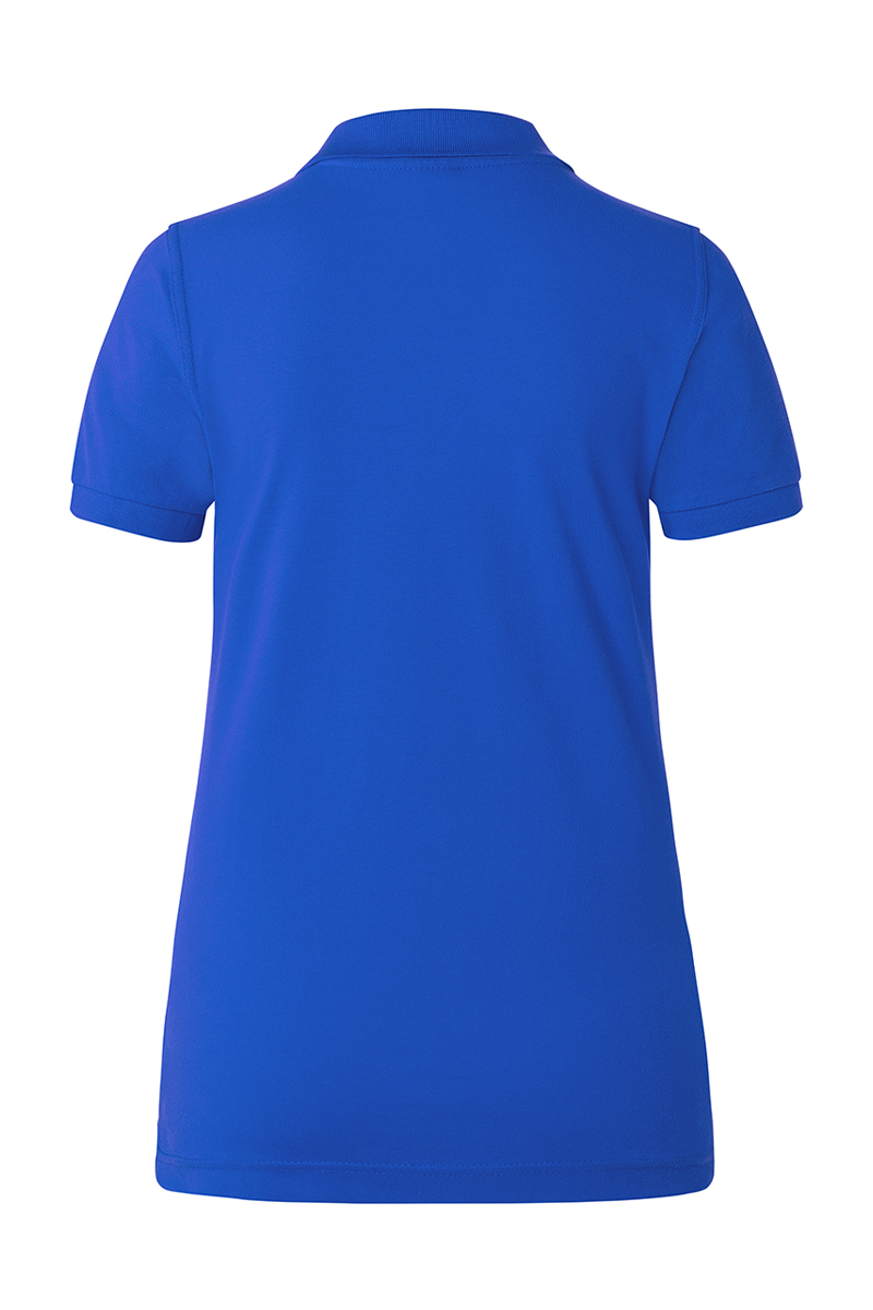 Poloshirt Damen Blau – Damen Workwear Poloshirt Basic, Detailansicht