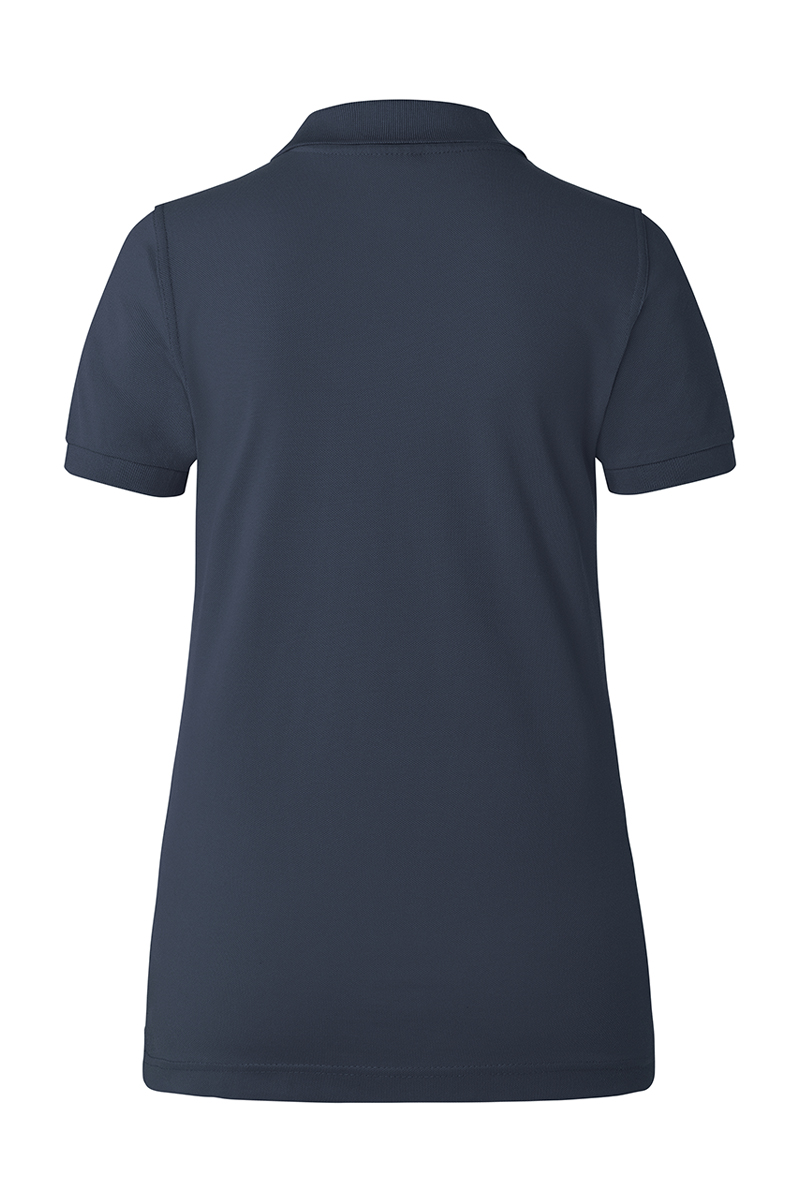 Poloshirt Damen Marine – Damen Workwear Poloshirt Basic, Detailansicht