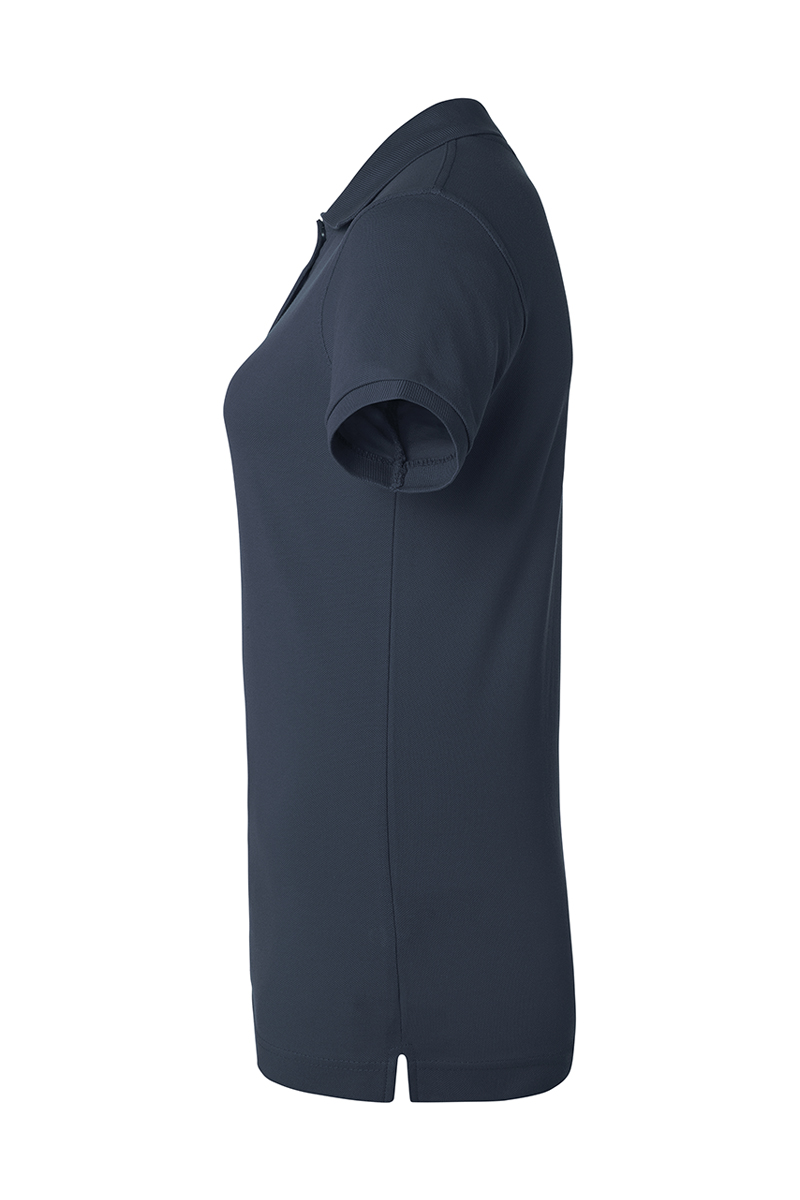 Poloshirt Damen Marine – Damen Workwear Poloshirt Basic, Detailansicht