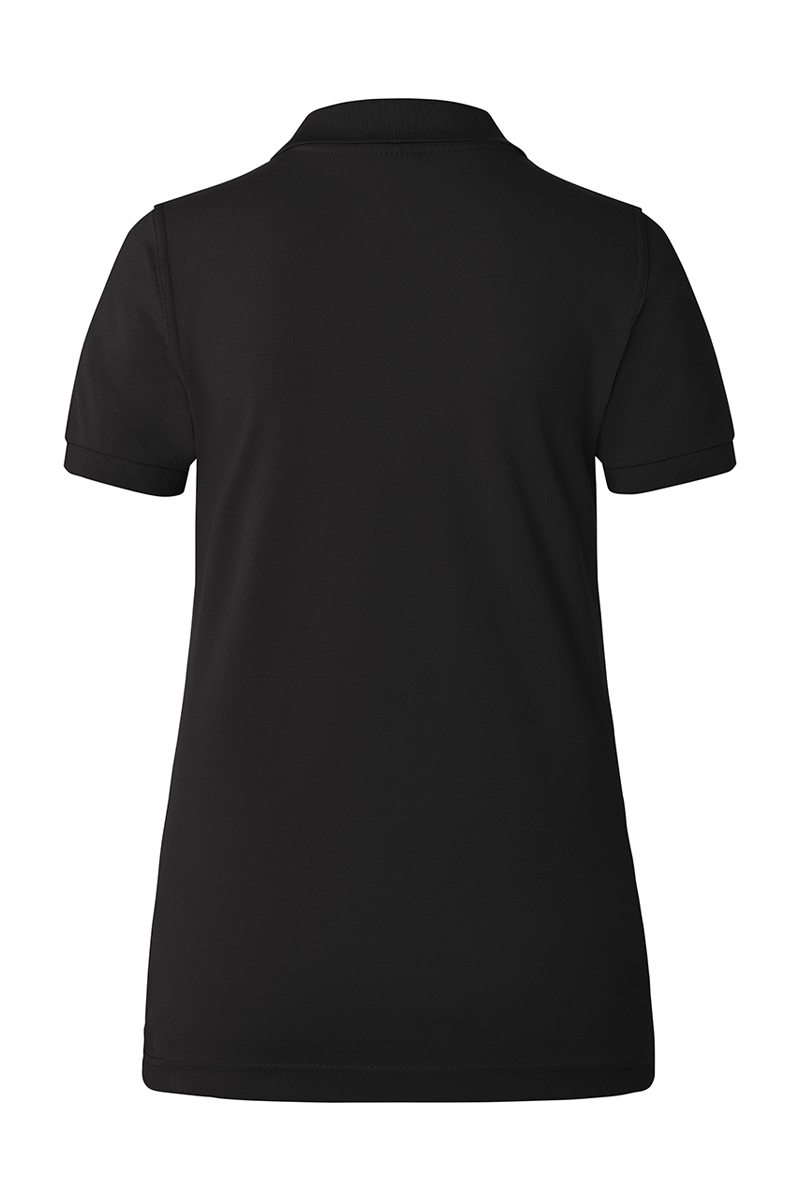 Poloshirt Damen Schwarz – Damen Workwear Poloshirt Basic, Detailansicht
