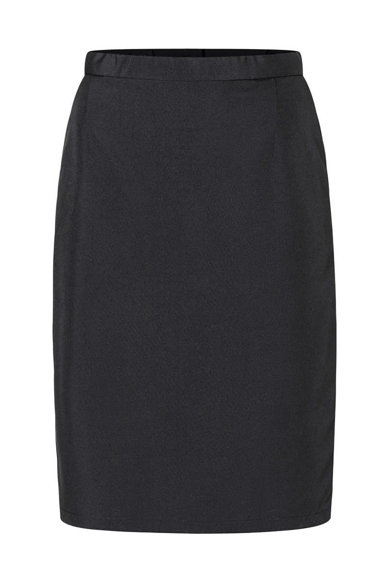 Rock Damen Schwarz – Damen-Servicerock Basic, Detailansicht