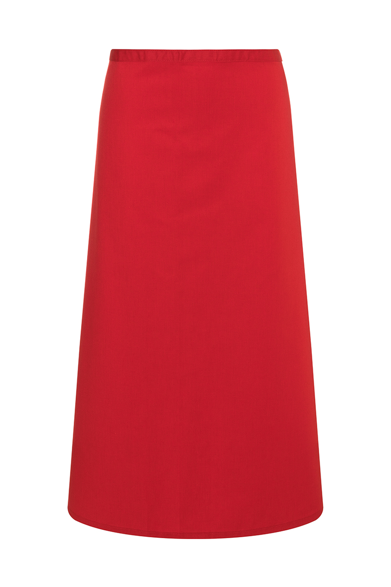 Bistroschürze Unisex Rot – Bistroschürze Ibiza, Detailansicht