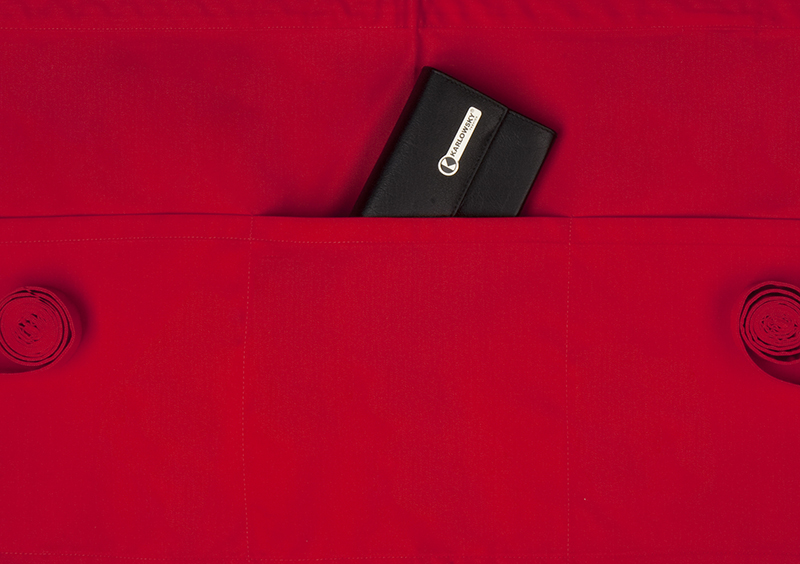 Vorbinder Unisex Rot – Vorbinder Basic mit Tasche, Detailansicht