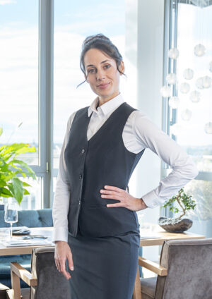 Kellnerweste Damen – Damenweste Basic