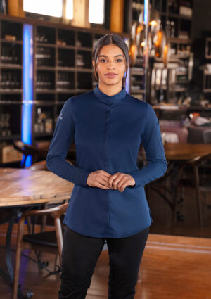 Kochjacke Damen – Langarm Damenkochjacke DIAMOND CUT® Avantgarde