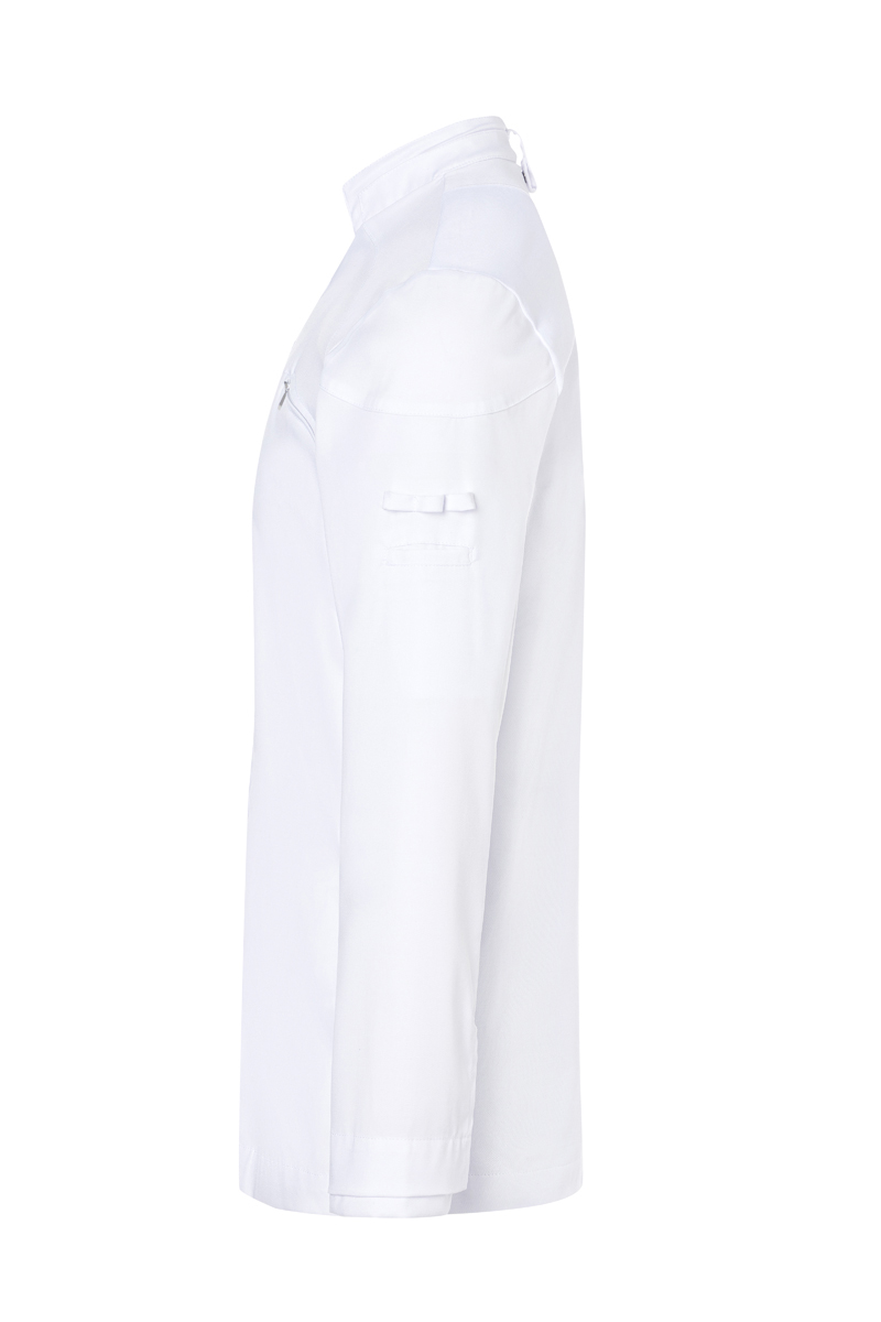Kochjacke Herren Weiß – Langarm Herrenkochjacke DIAMOND CUT® Excellence, Detailansicht